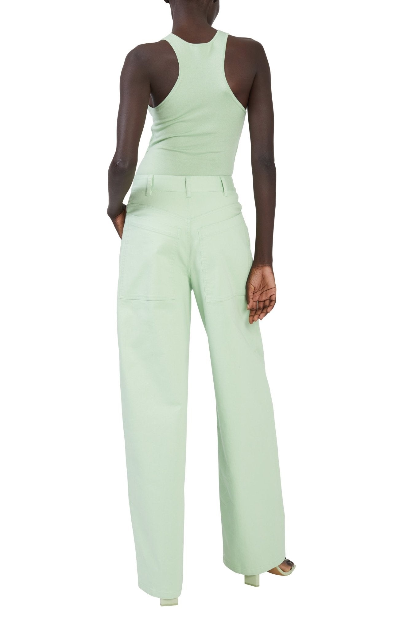 Cashmere Silk Cut Out Tank - 4