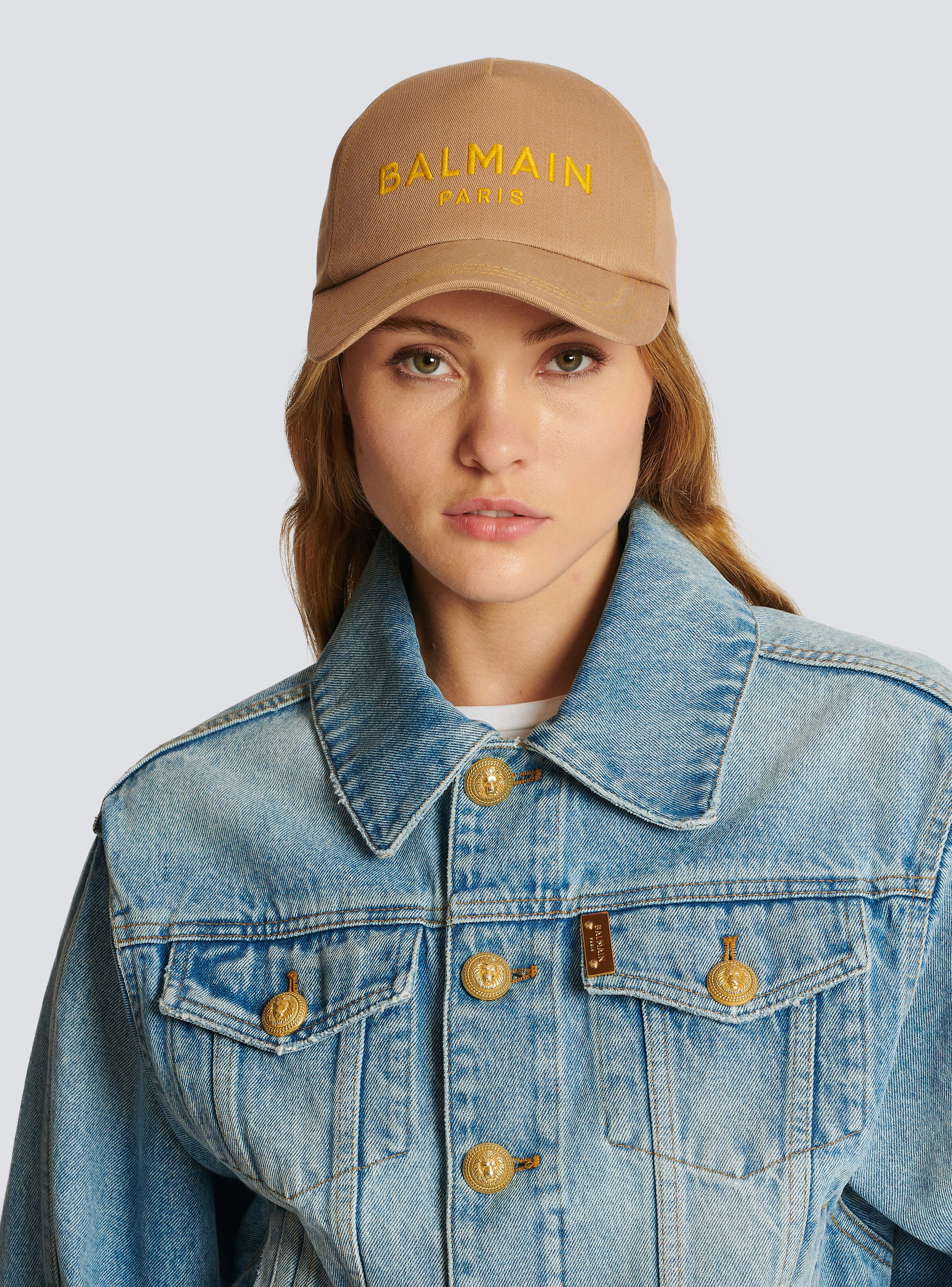 Cotton cap with Balmain logo - 5