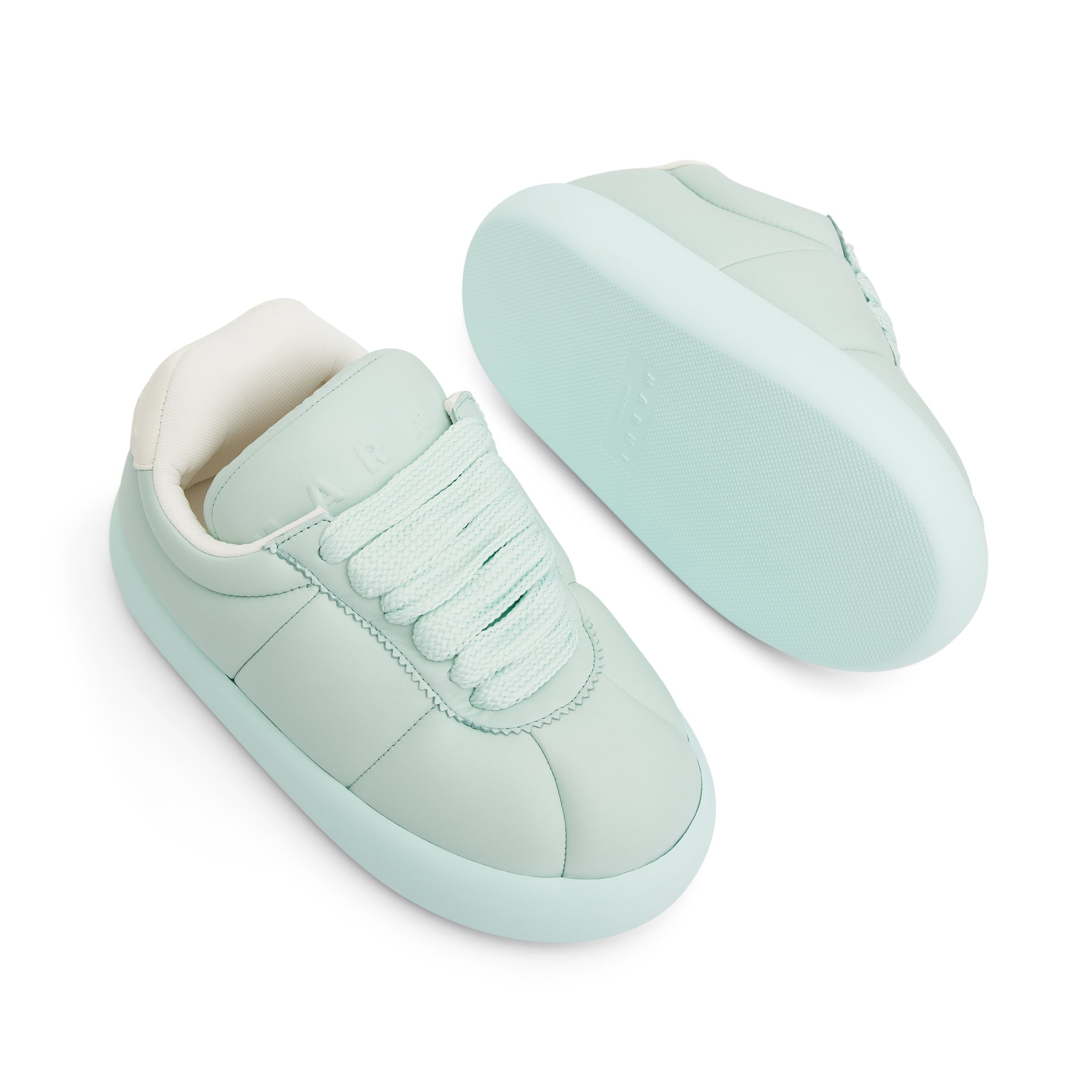 ★MARNI★ Padded Lace-up Sneakers Lily White SNZW015102P6028 White leather Pablo lace-up sabot | Marni