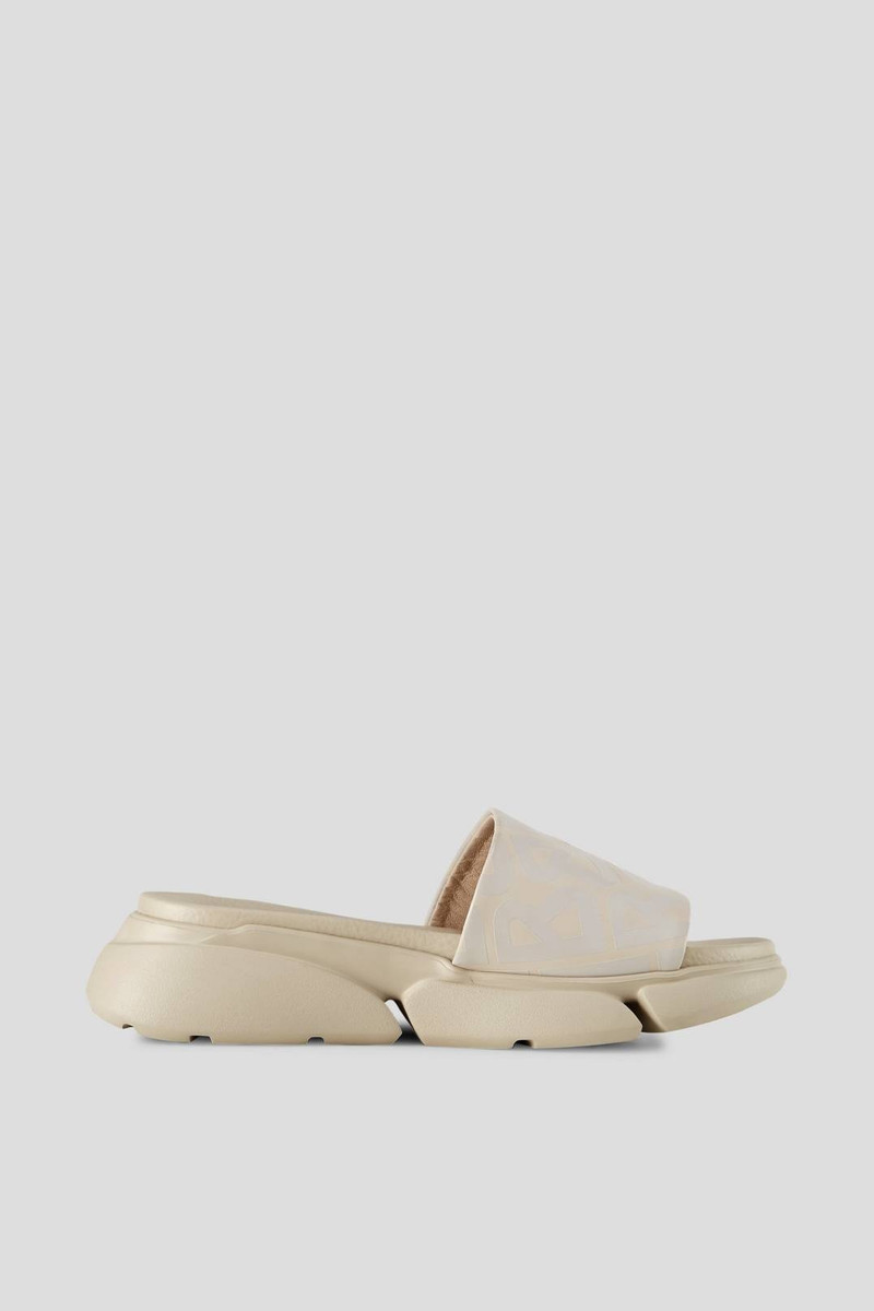BOGNER VALLETTA SLIDES IN BEIGE outlook