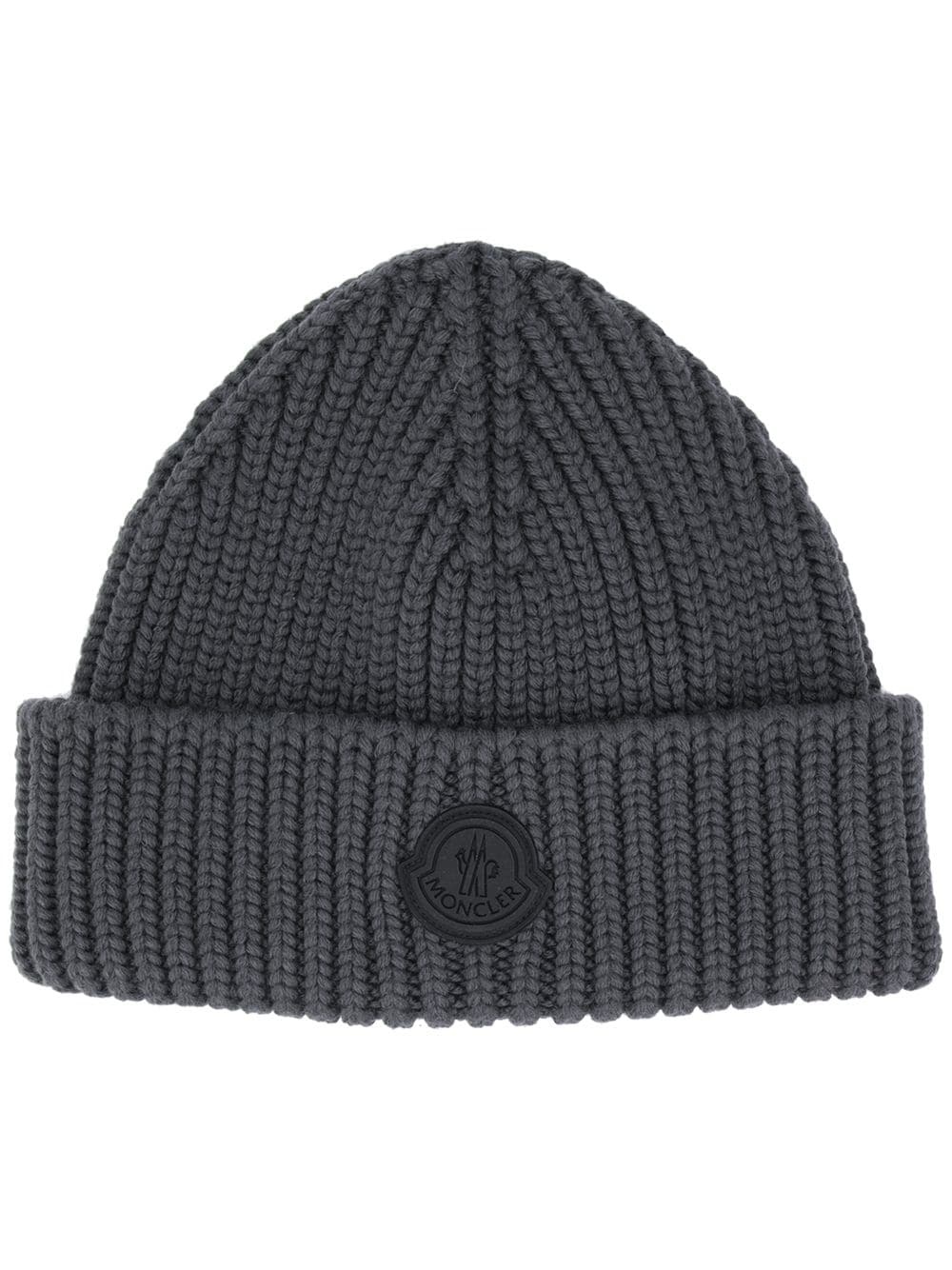 logo patch beanie - 1