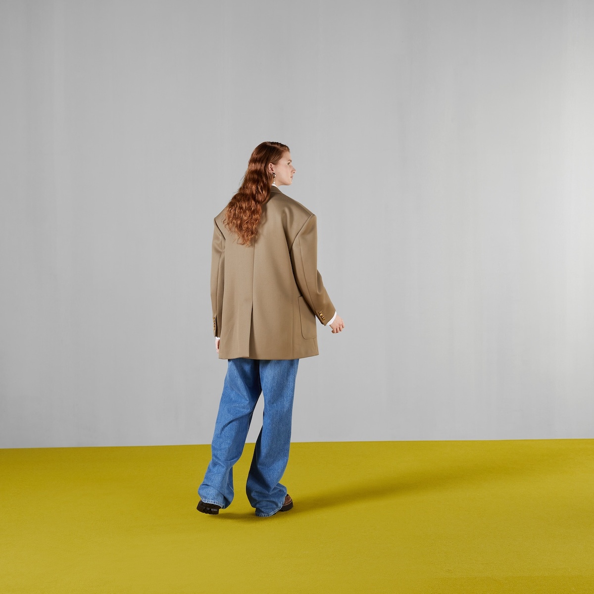 Wool jacket with Horsebit - 3