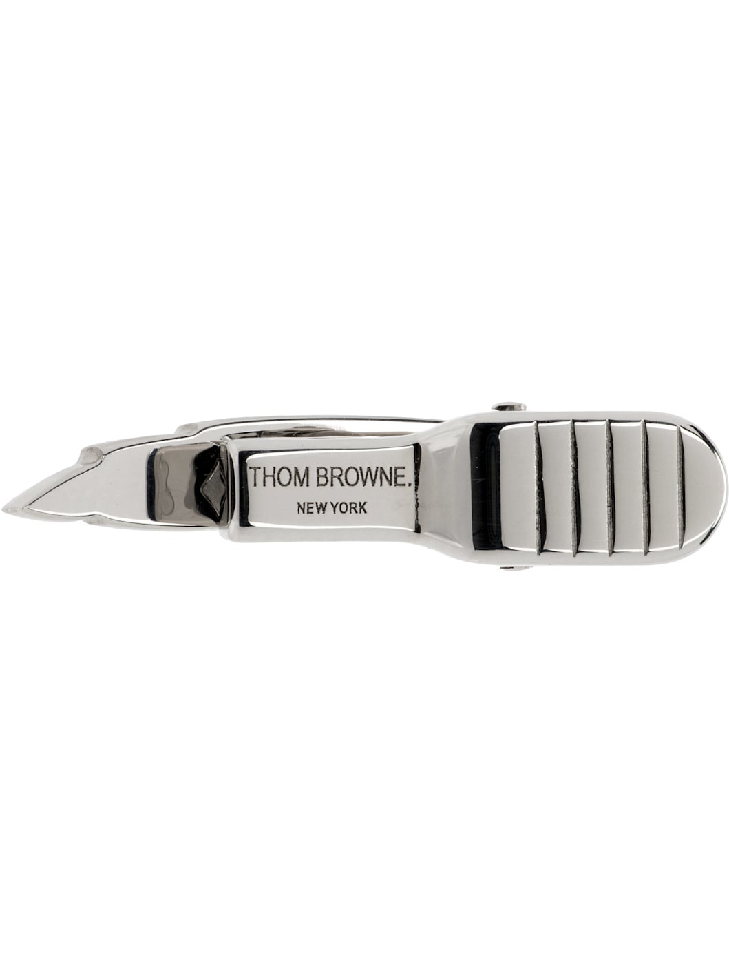 Silver Feather Tie Bar - 2