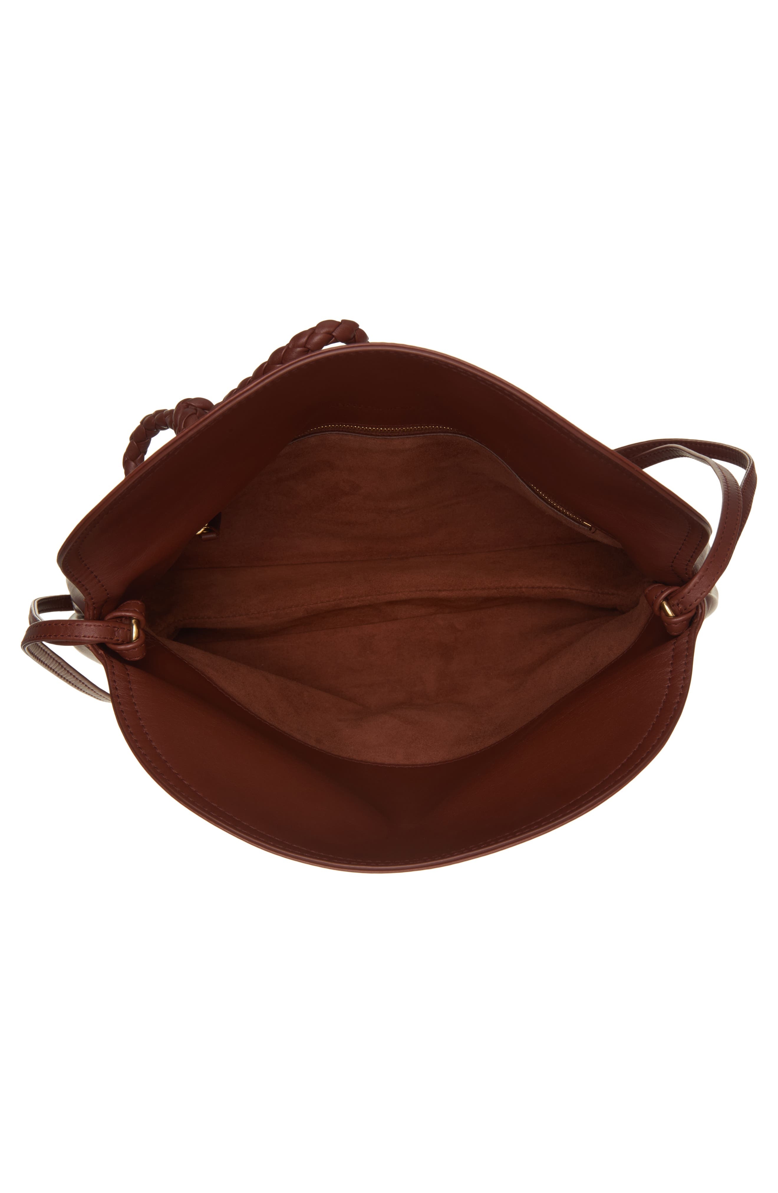 Bottega Veneta Medium Liberta Leather Shoulder Bag in 2506 Sapele-Muse Brass at Nordstrom - 5