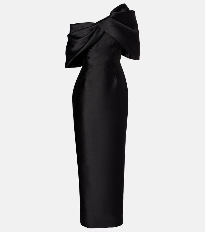 Davina satin cocktail dress 1