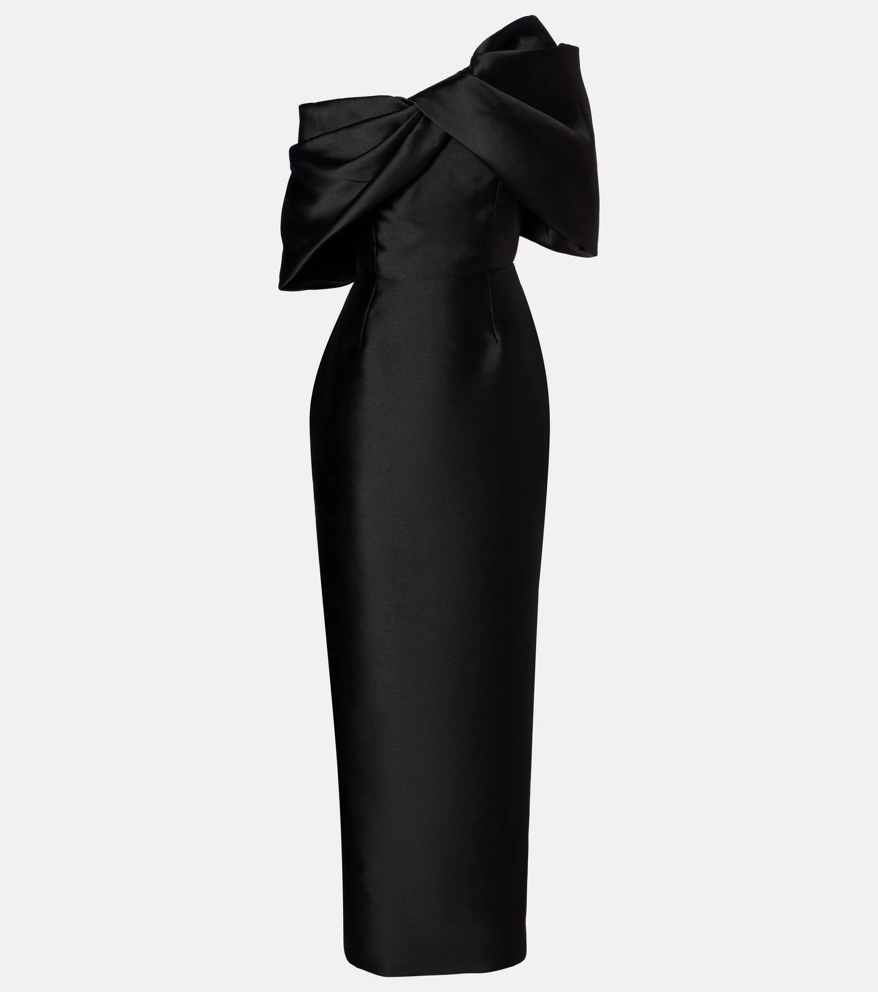solace london cocktail dress Solace London Mirla Off-the-shoulder Faille Midi Dress - Women - Pink Dresses