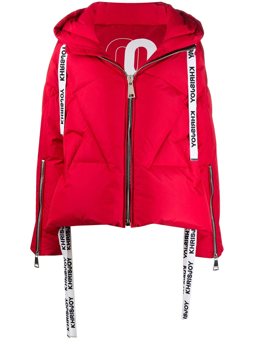 hooded puffer jacket - 1