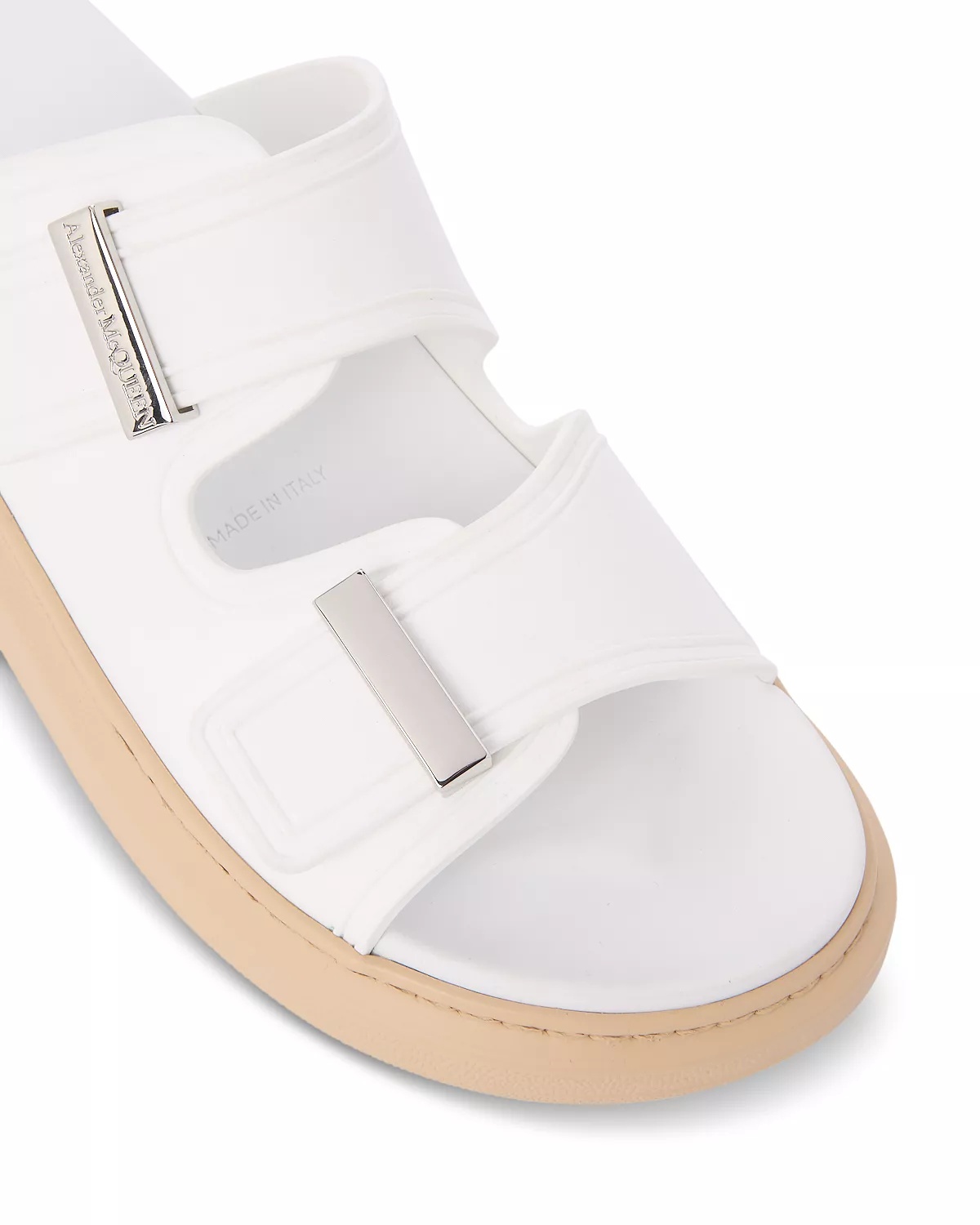 Women's Buckled Slide Sandals - 6