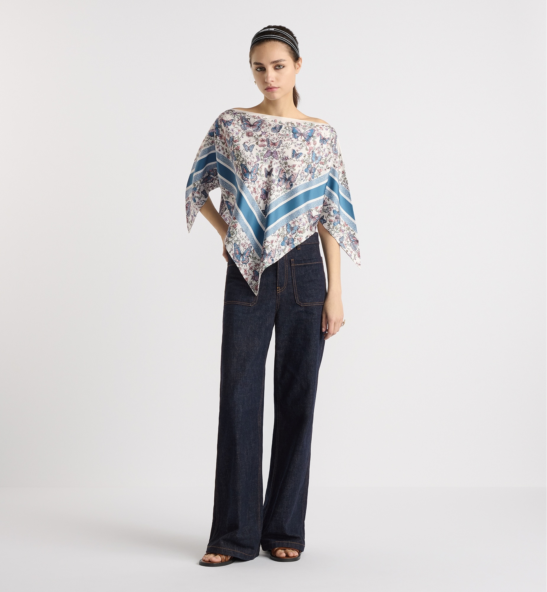 Toile de Jouy Papillon Dior Silk Top - 2