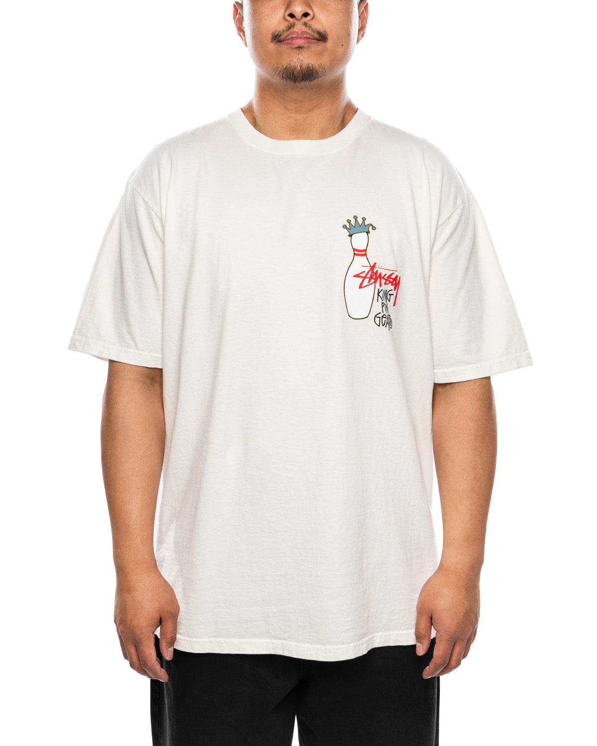 Stüssy Kingpin Pigment Dyed Tee Natural | likelihood | REVERSIBLE