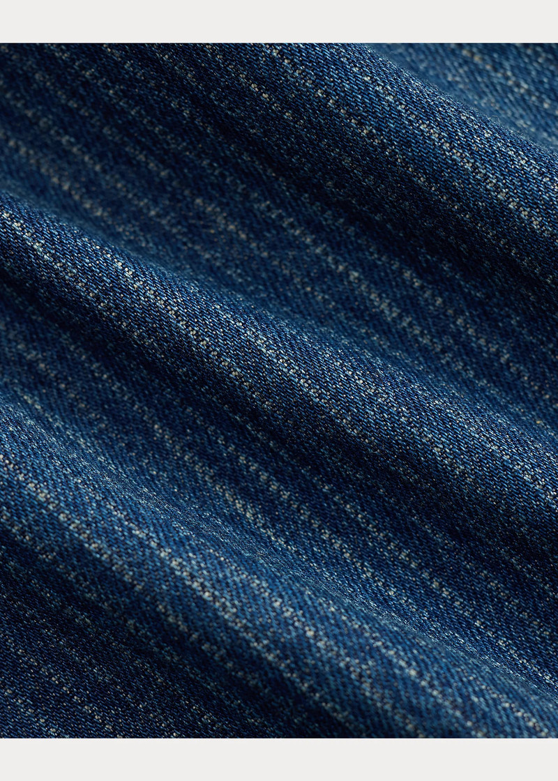 Vintage 5-Pocket Jacquard Denim Jean 5
