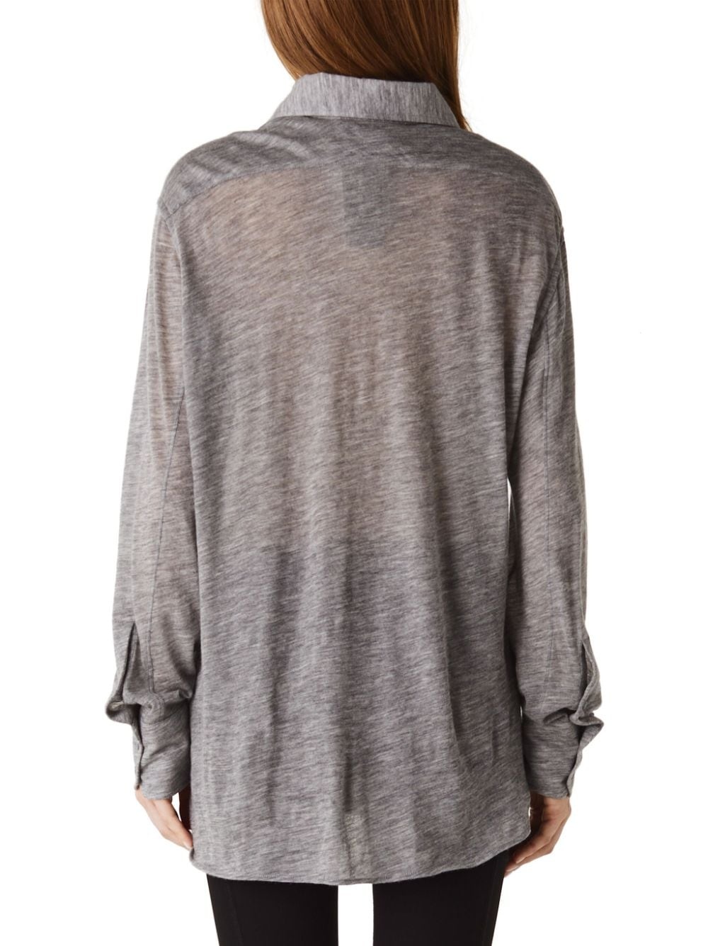 long-sleeve cashmere shirt - 3