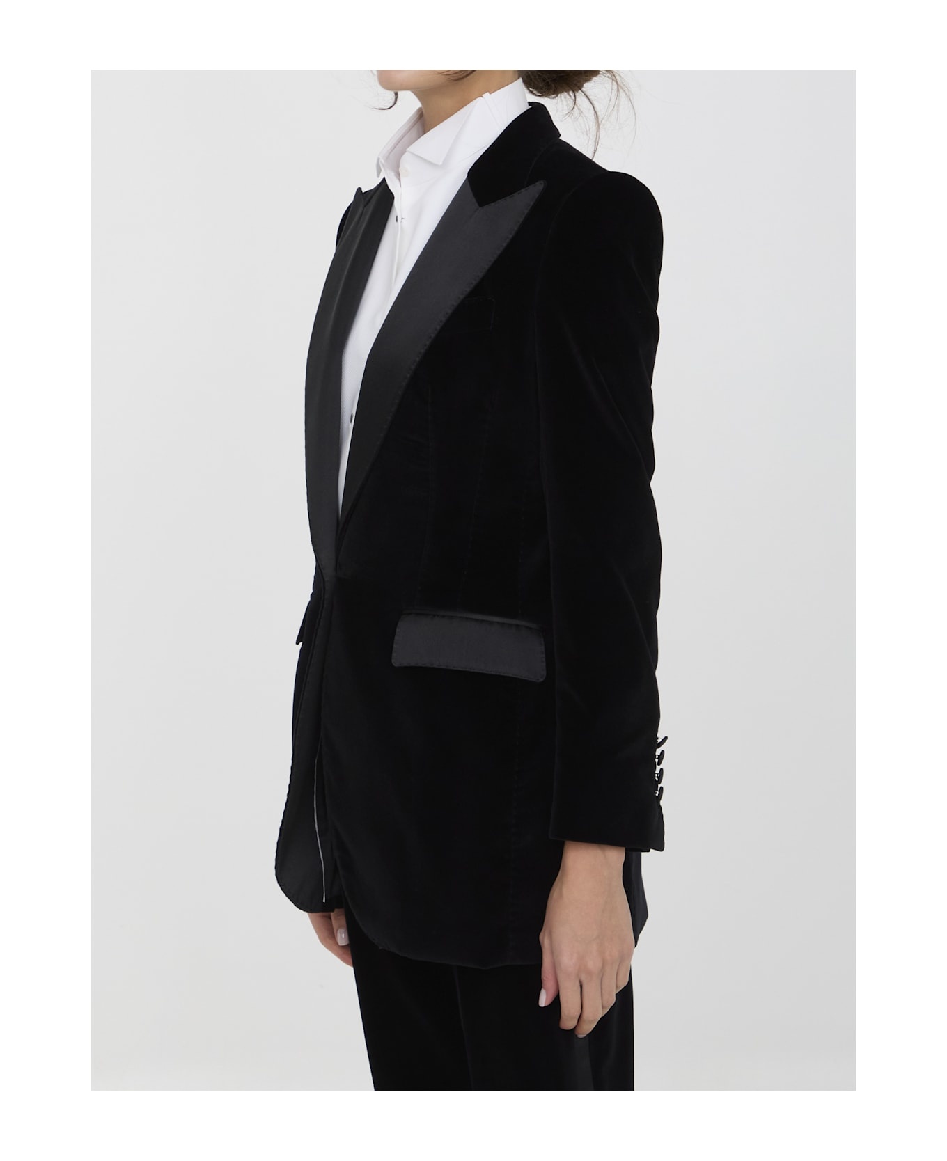 Velvet Tuxedo Jacket - 2