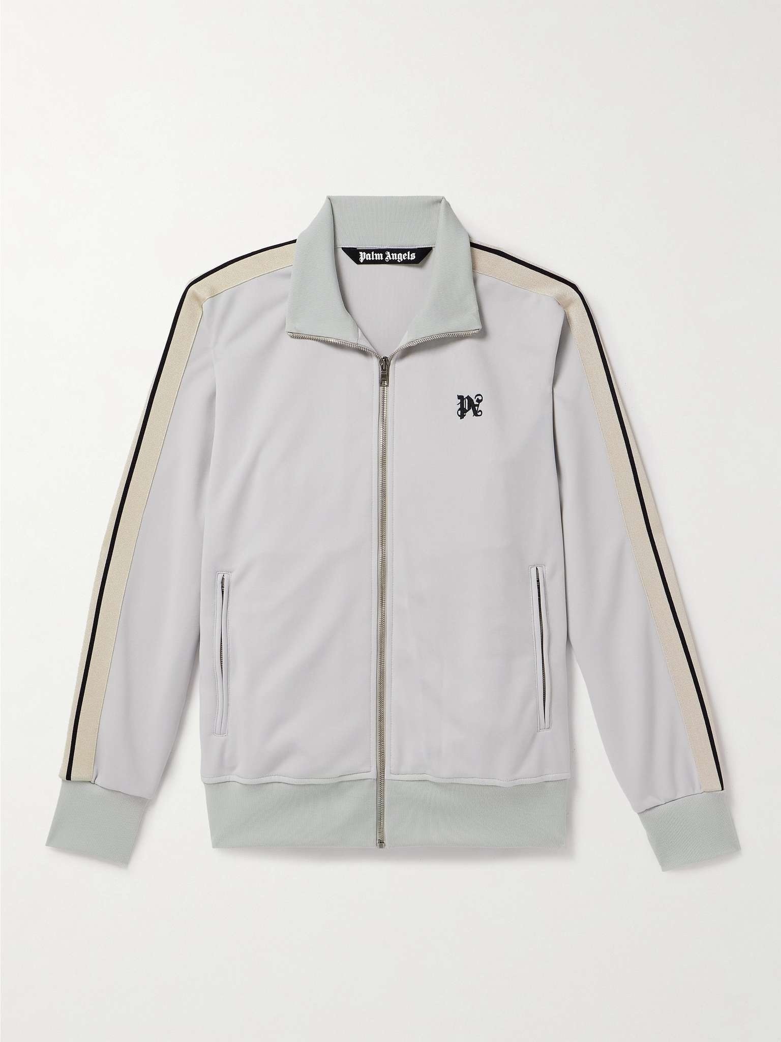 Logo-Embroidered Tech-Jersey Track Jacket - 1
