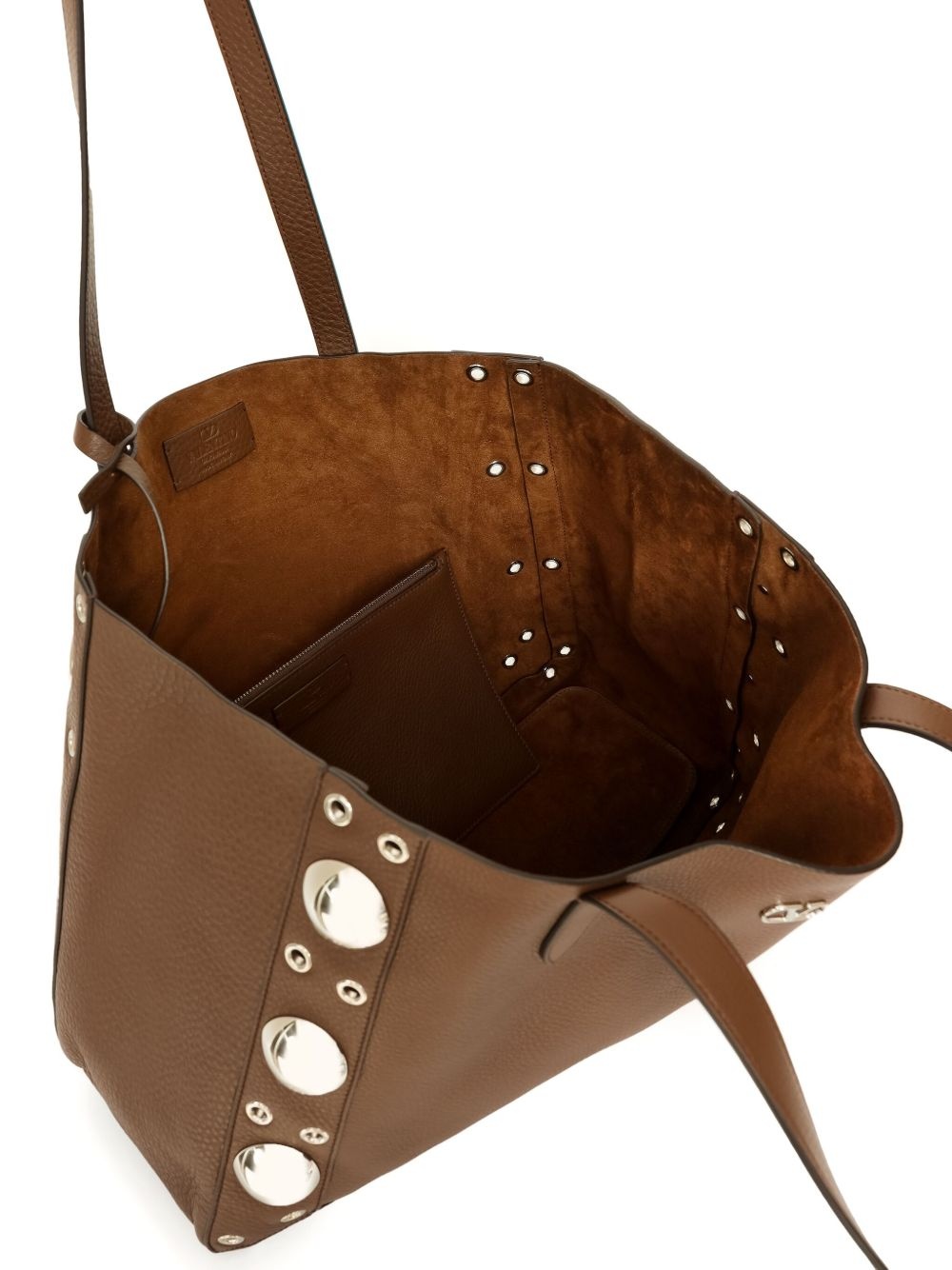 leather tote bag - 4