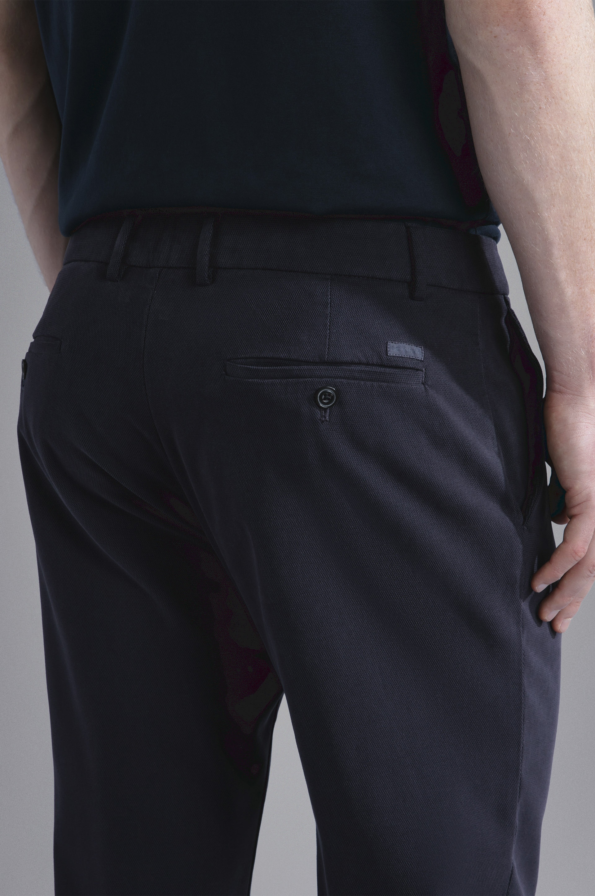 SOFT TOUCH COTTON CHINO TROUSERS - 4