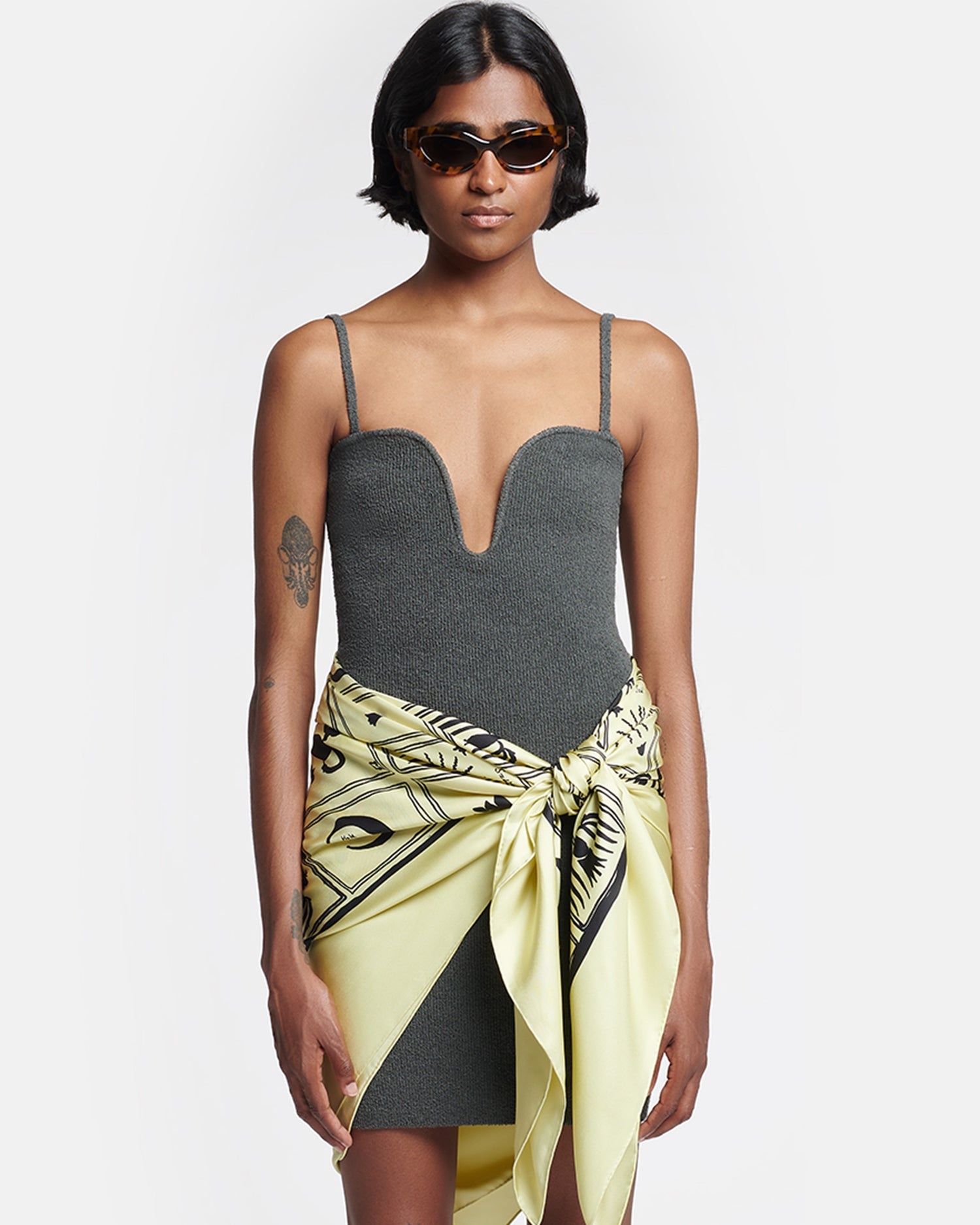 Printed Silk Scarf - 3