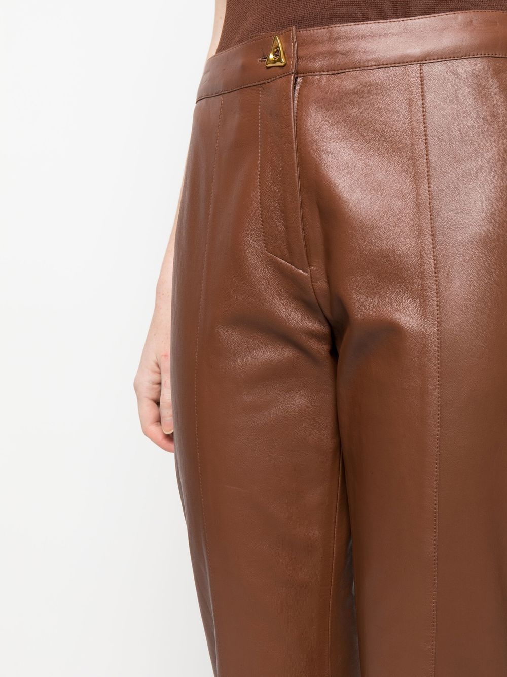 Elm lambskin trousers - 5