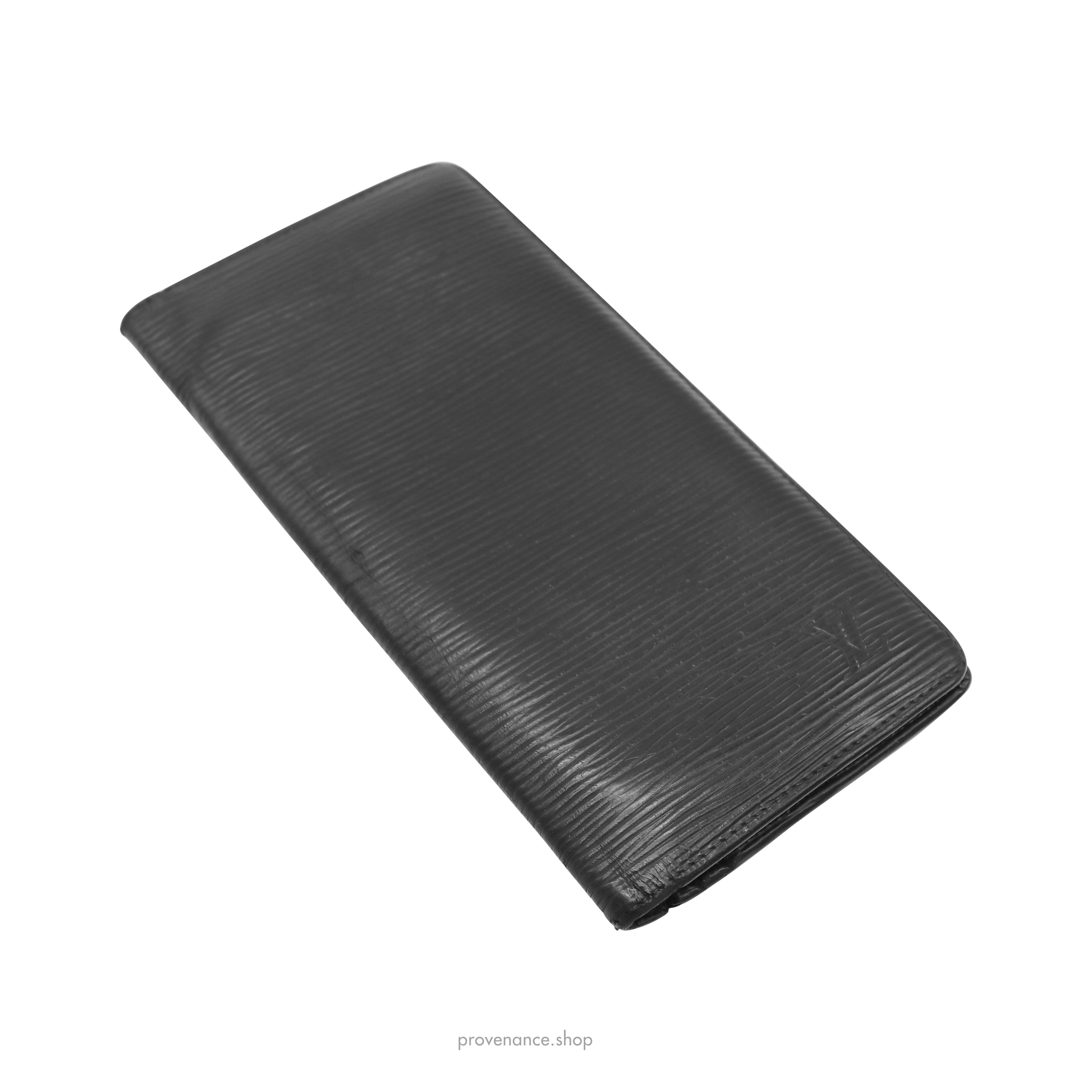 Louis Vuitton Brazza Long Wallet - Black Epi Leather - 4