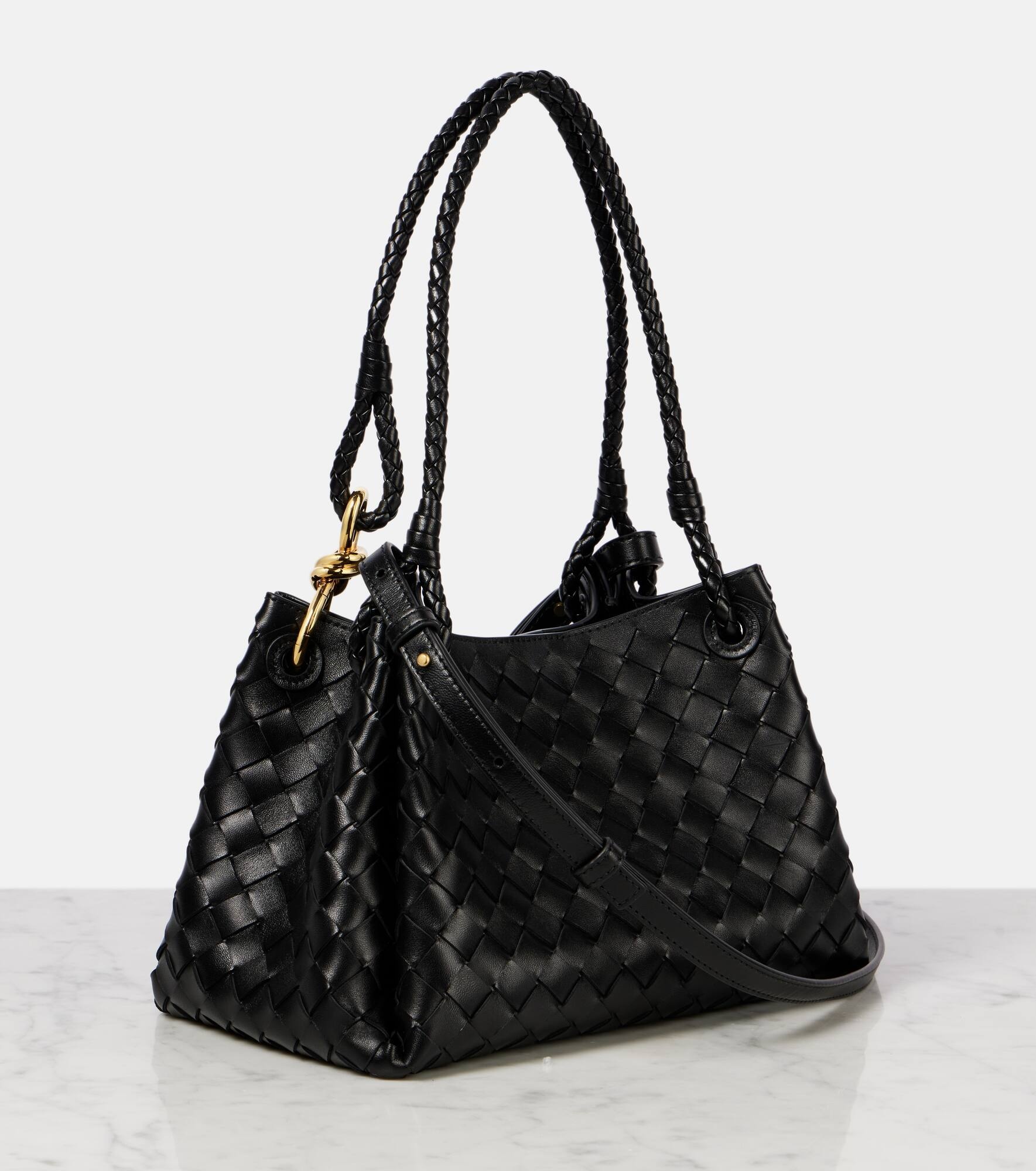 Parachute Medium Intrecciato leather tote bag - 4