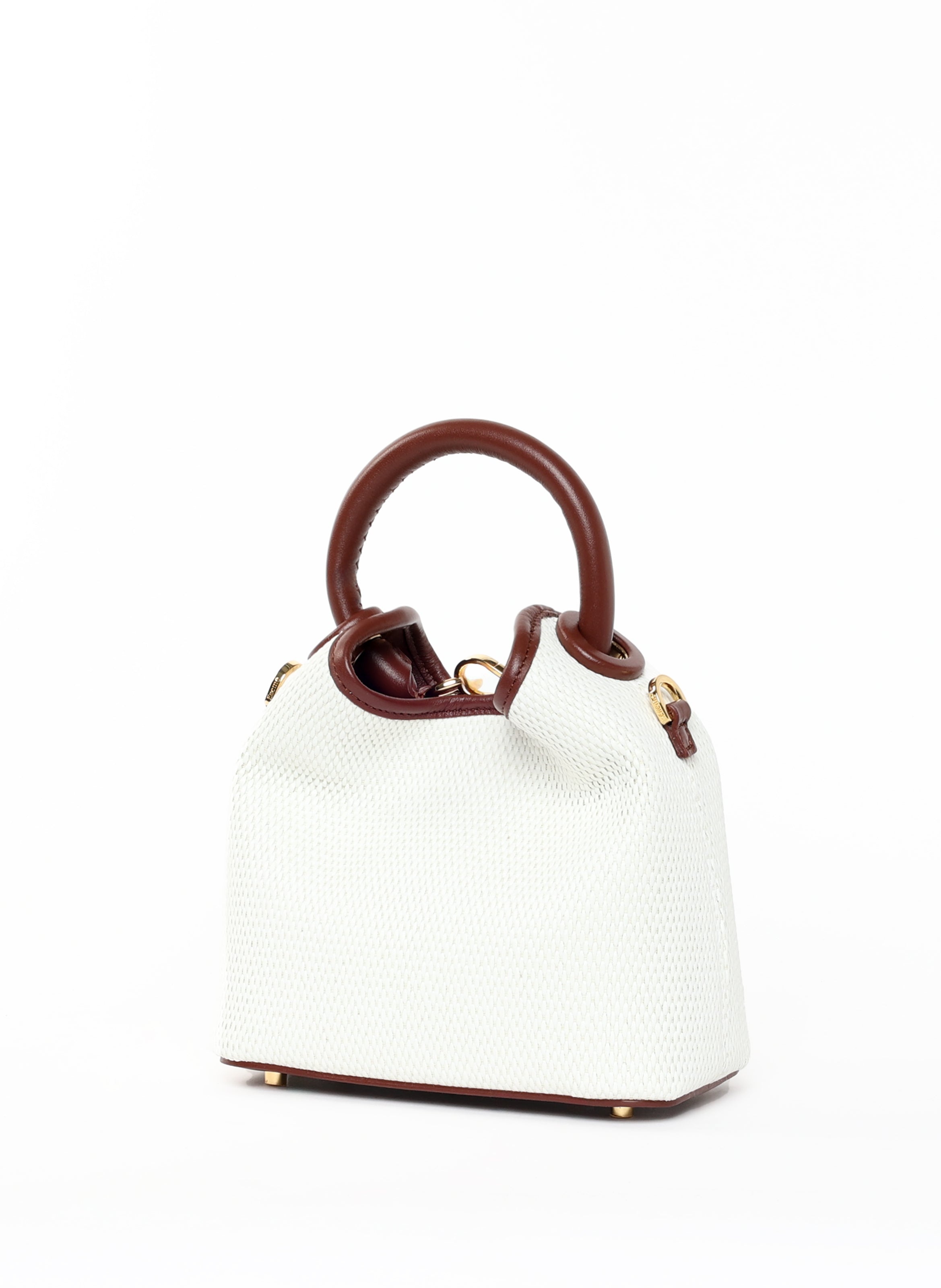Madeleine Raffia White/Russet 3