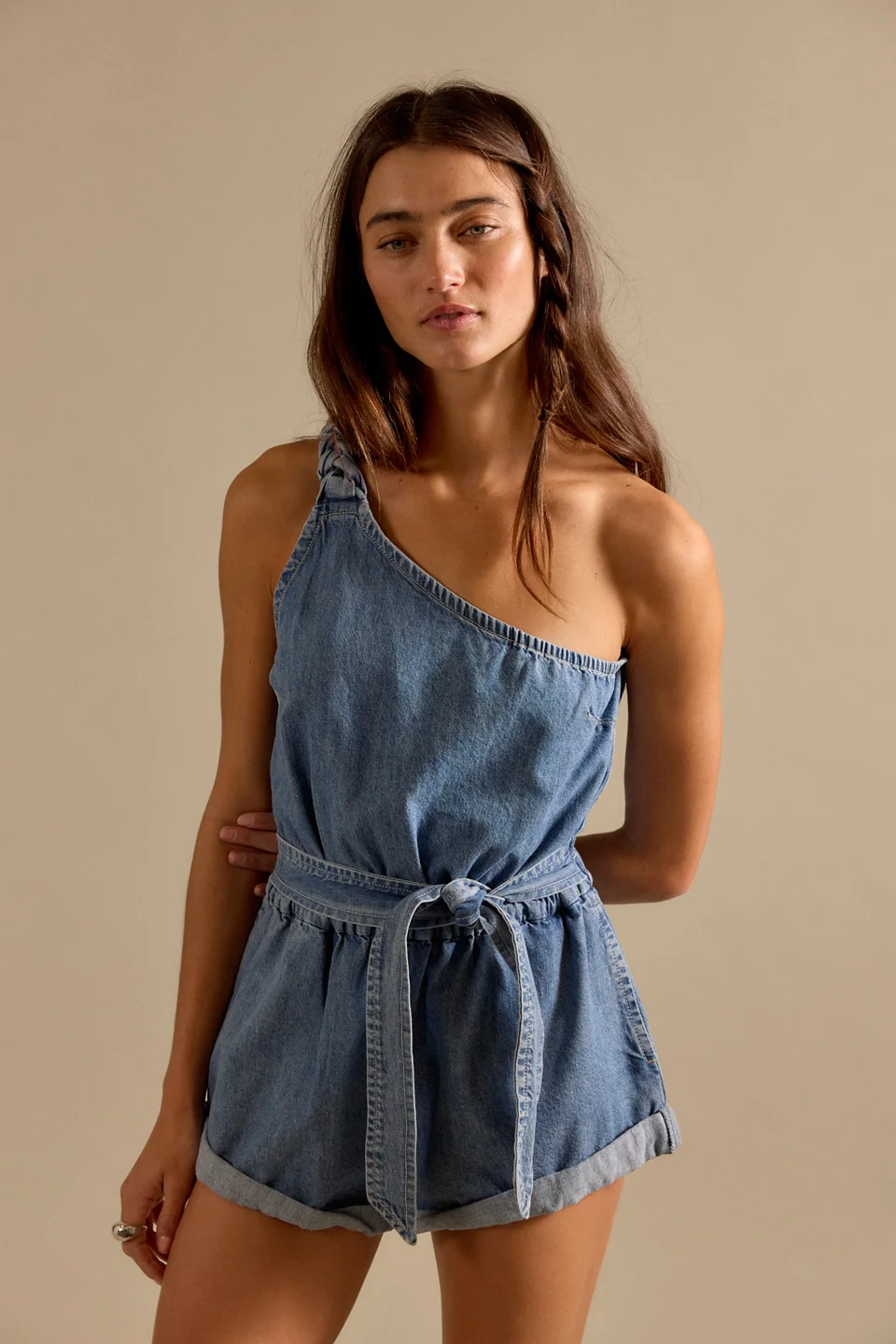 We The Free Topanga Denim Romper - 1
