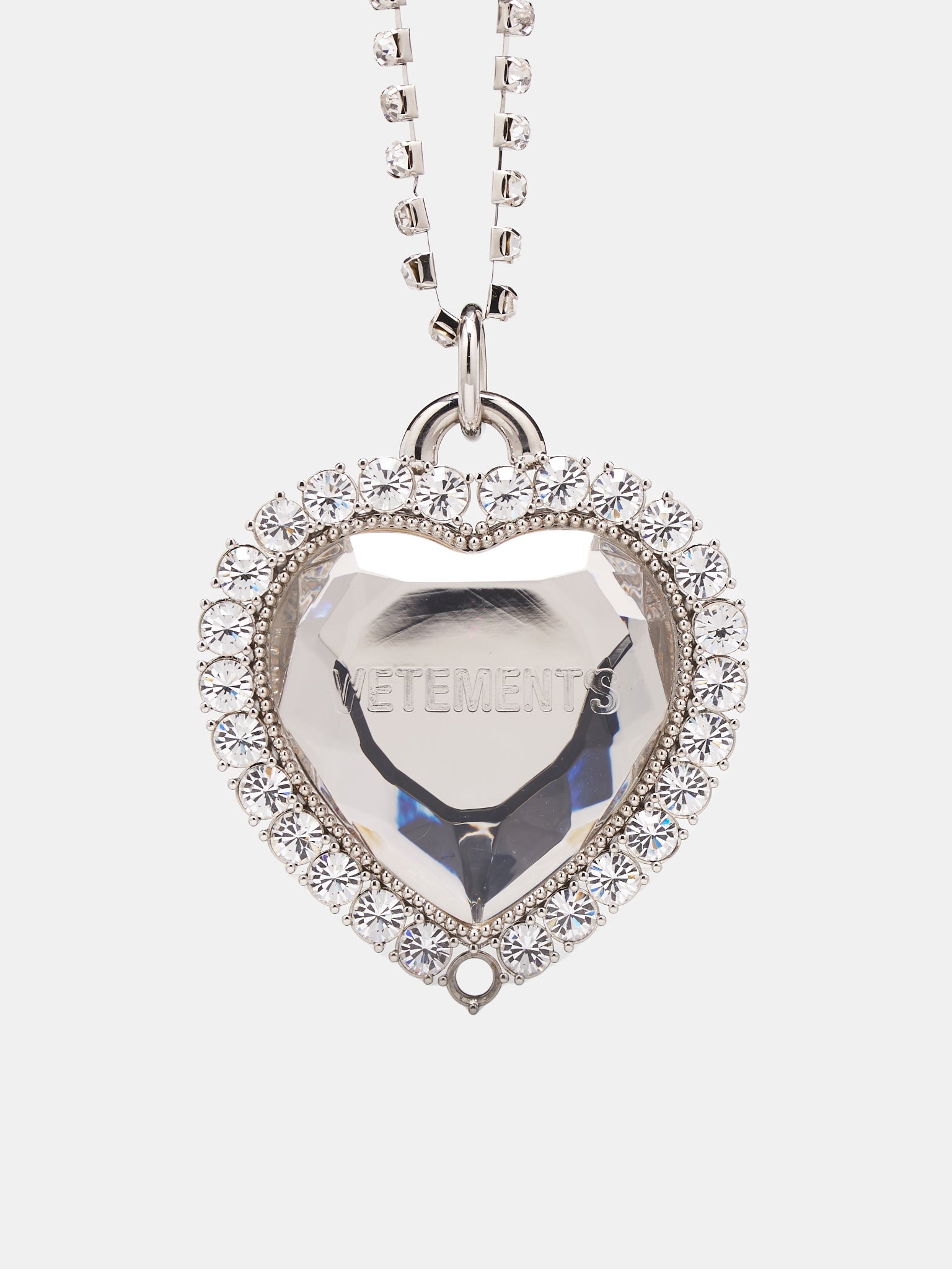 Giant Crystal Heart Necklace - 3