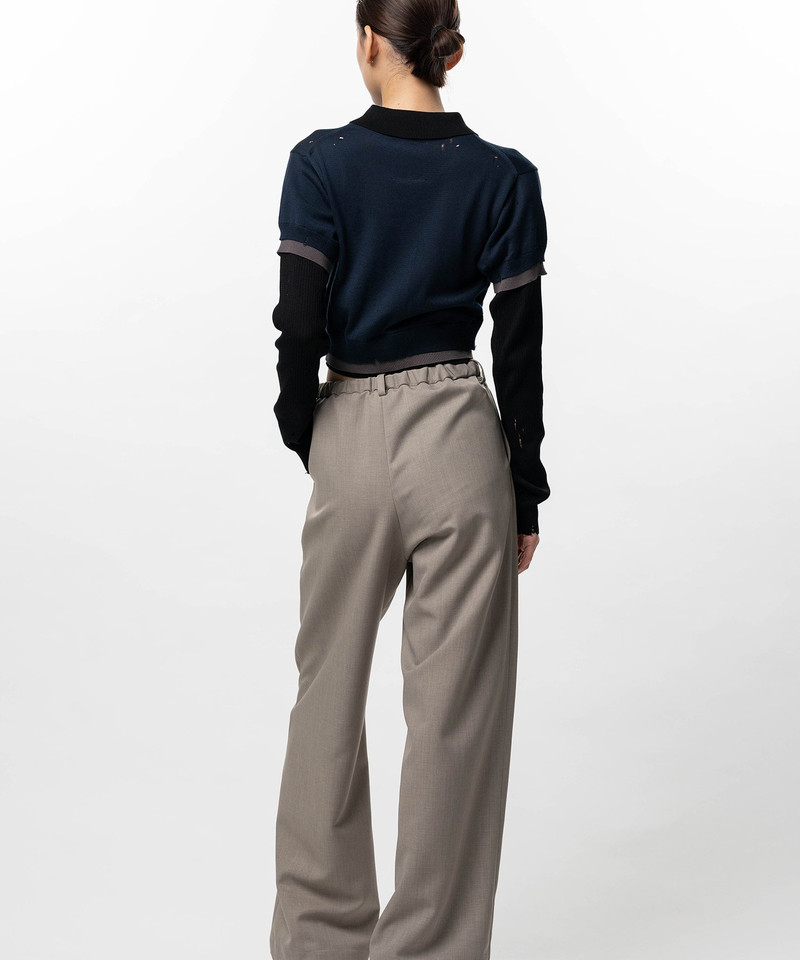 Triple Layered Knit Sweater 10