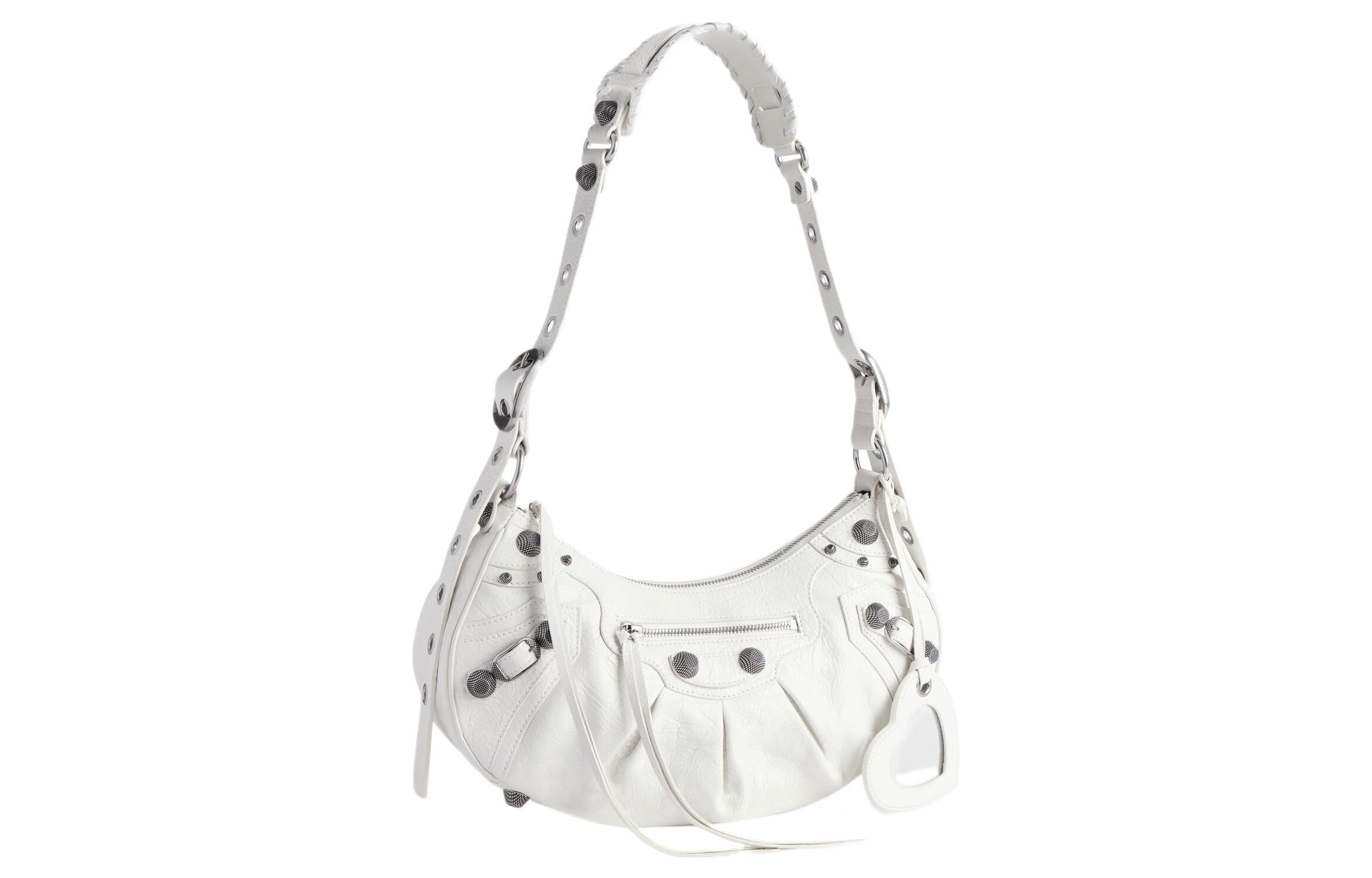 (WMNS) Balenciaga Le Cagole Small Shoulder Bag 'White' 6713071VG9Y9104 - 2