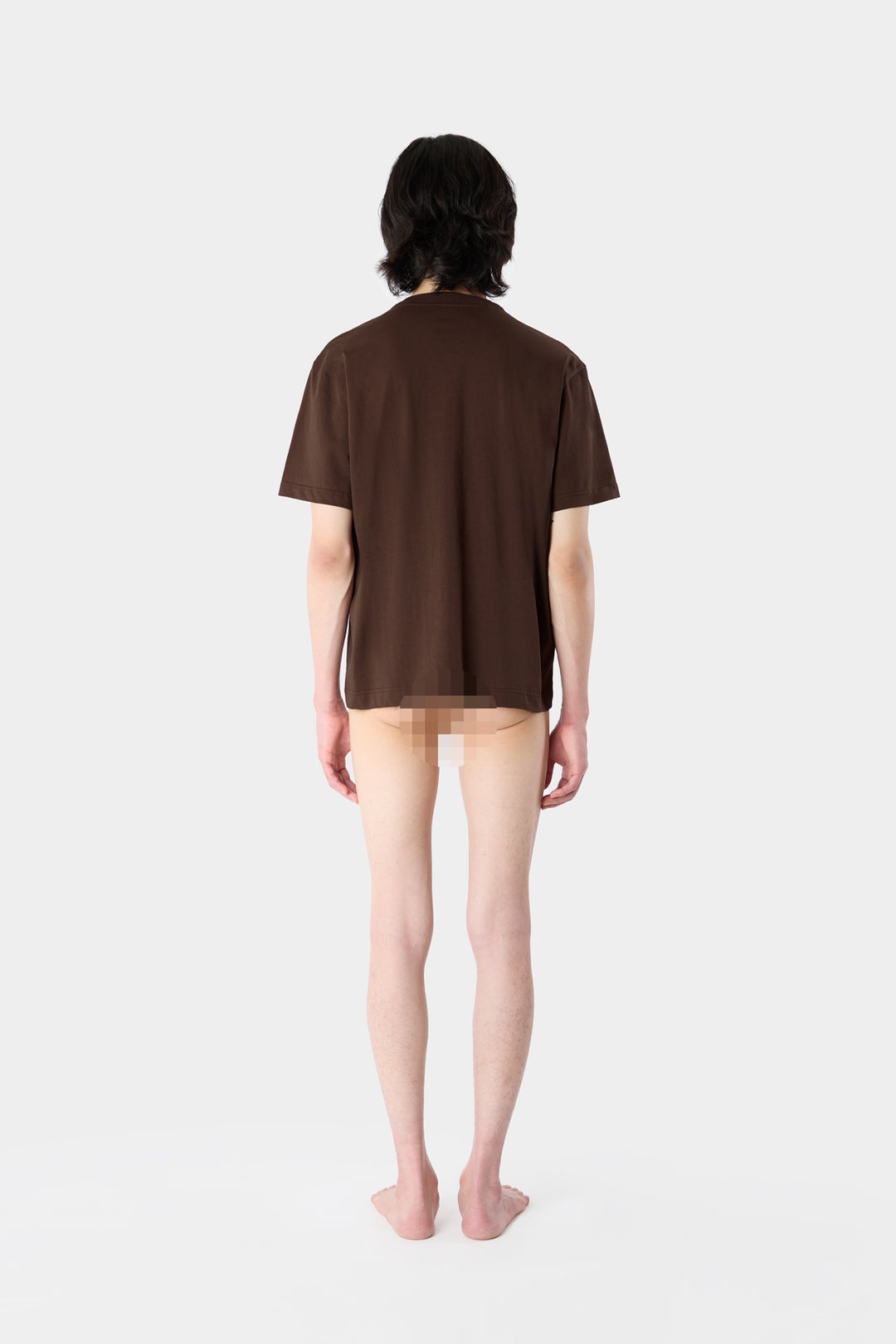 BIG LOGO T-SHIRT / brown - 7