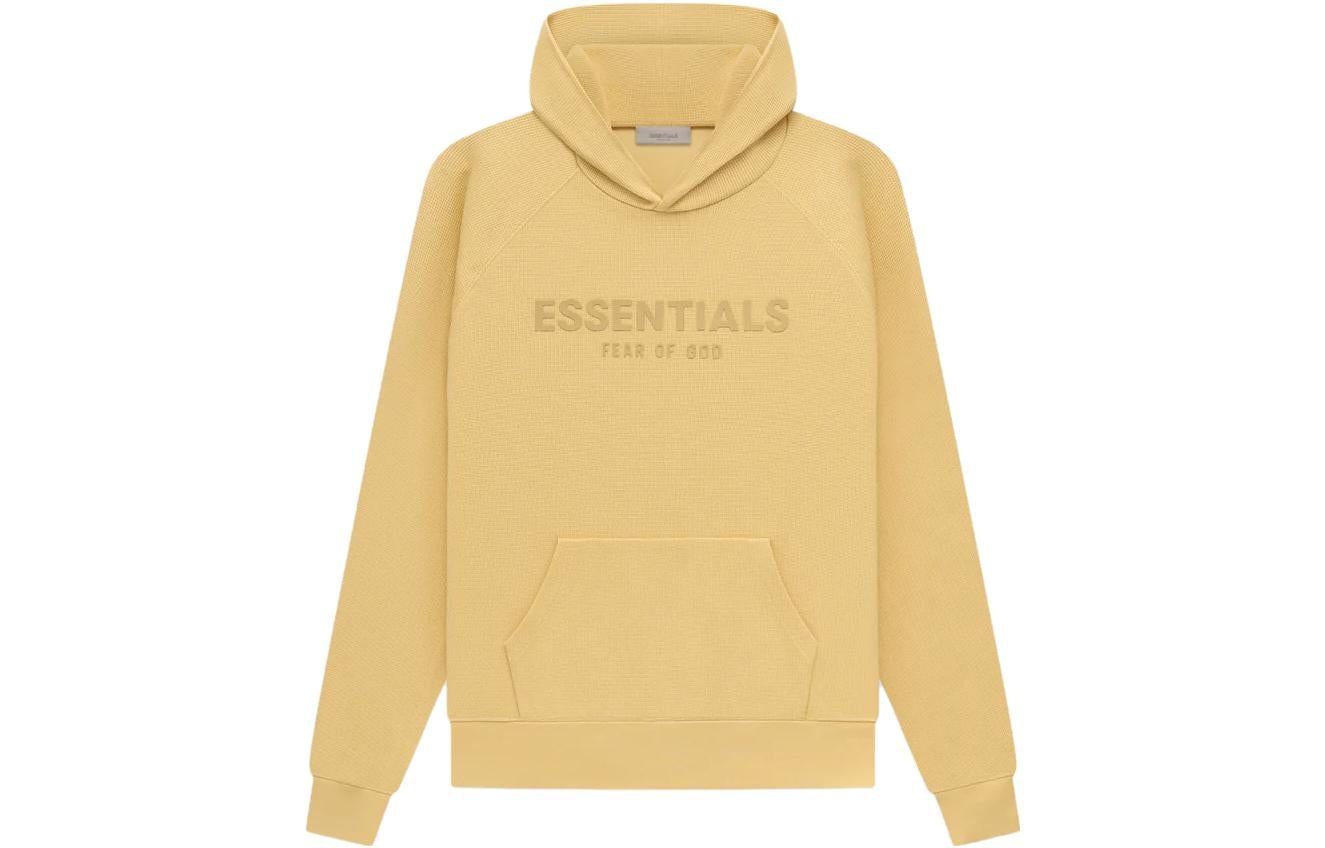 Fear of God Essentials SS23 Waffle Raglan Hoodie 'Light Tuscan' FOG-SS23-033 - 2