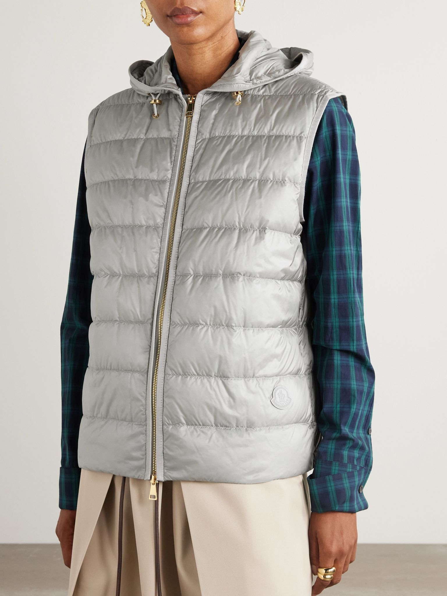Reposse convertible wool and cashmere-blend jacket Gray - 6