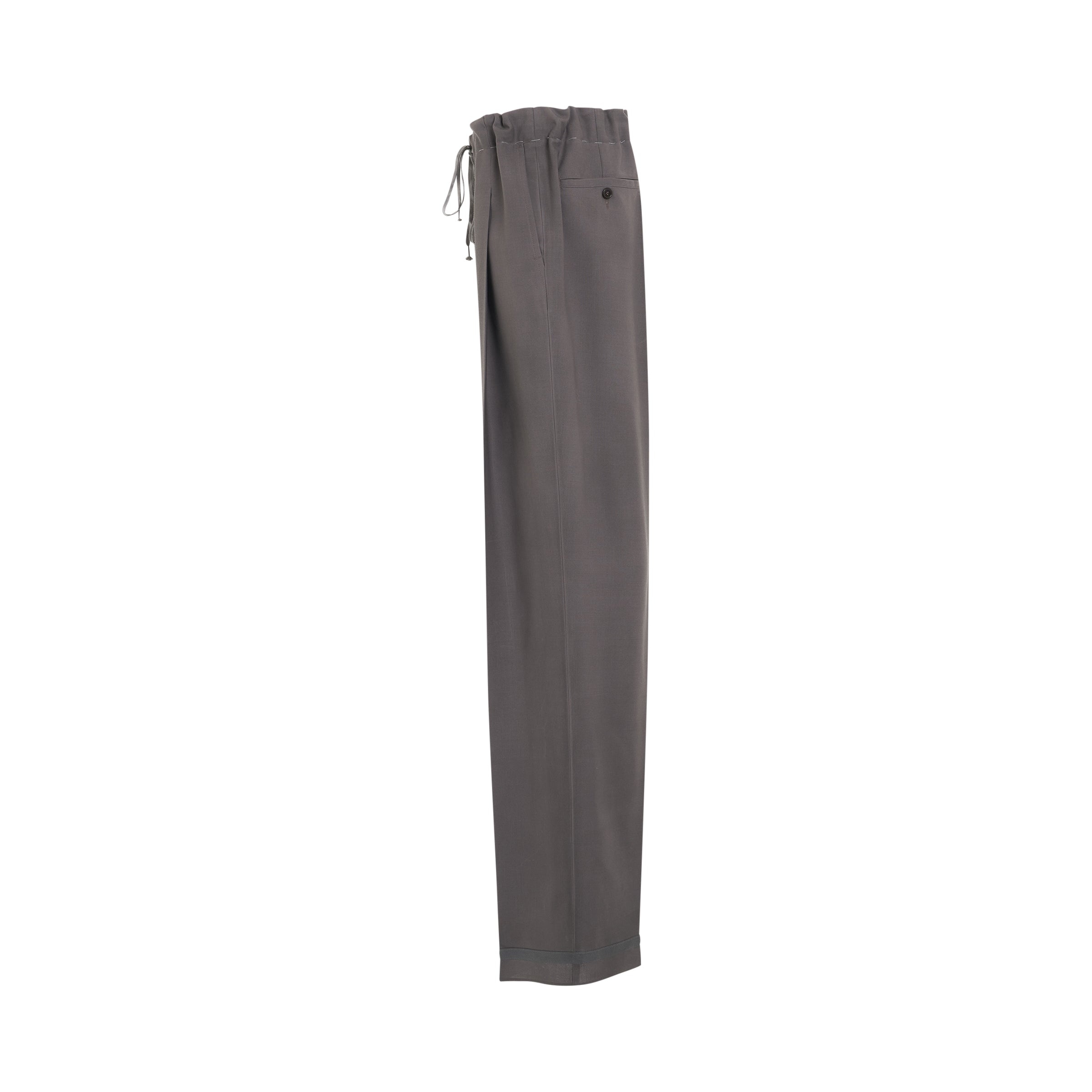 Wool Trousers in Grey - 3