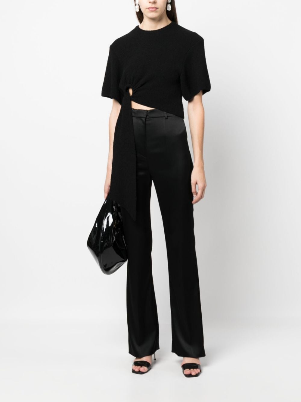 Davita asymmetric terrycloth top - 2