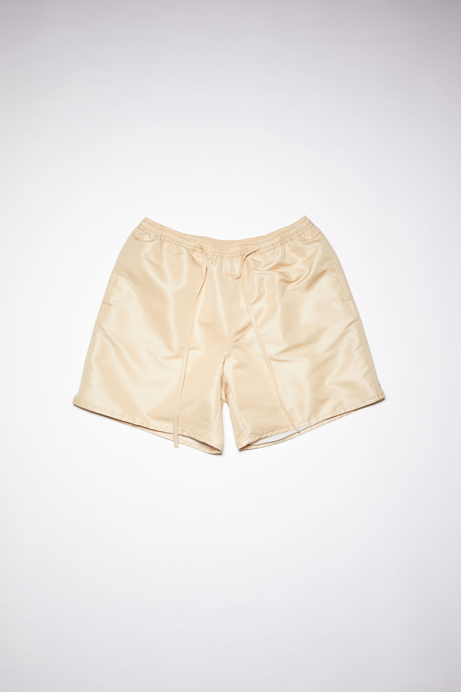 Taffeta Shorts - Sand beige - 4