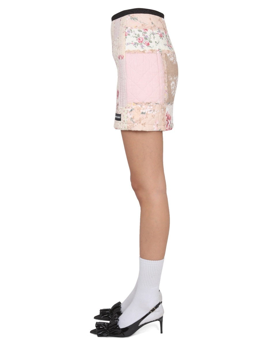 Marine Serre Women Mini Boutis Skirt - 3
