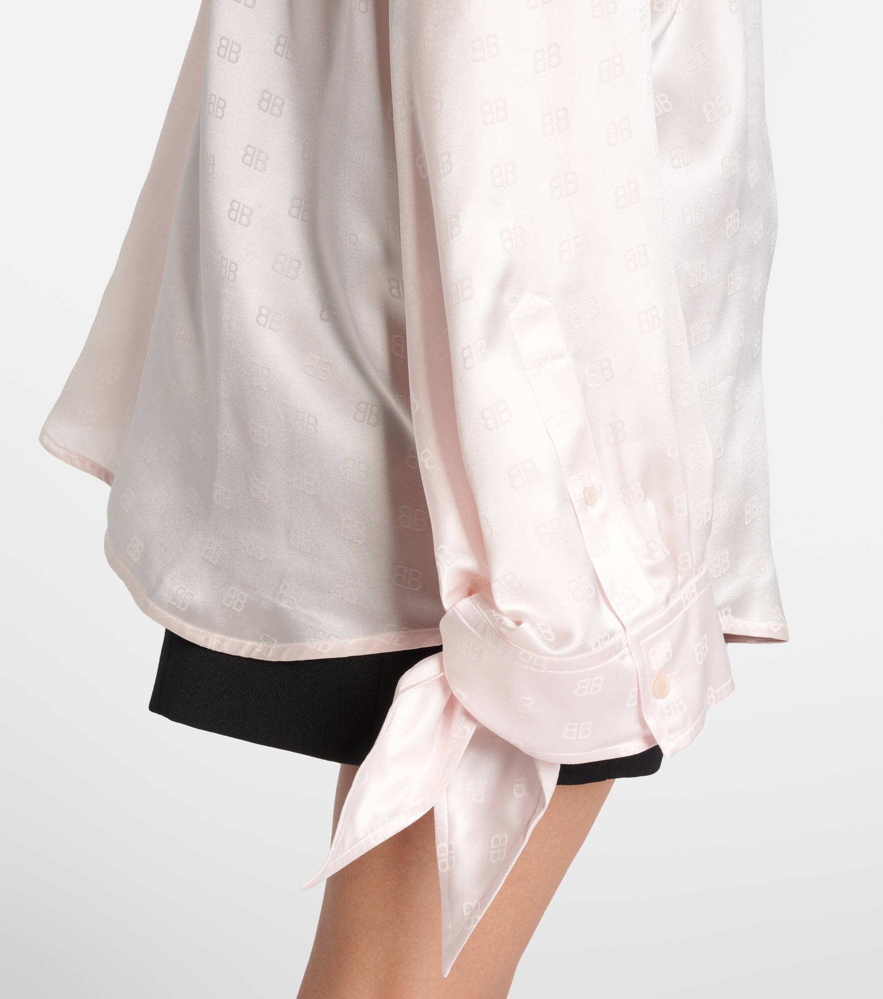 Silk satin shirt - 5