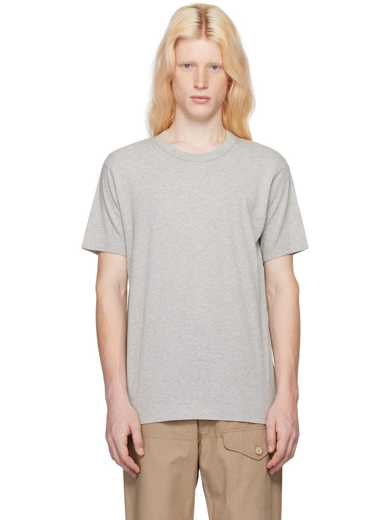Gray Crewneck T-Shirt - 1