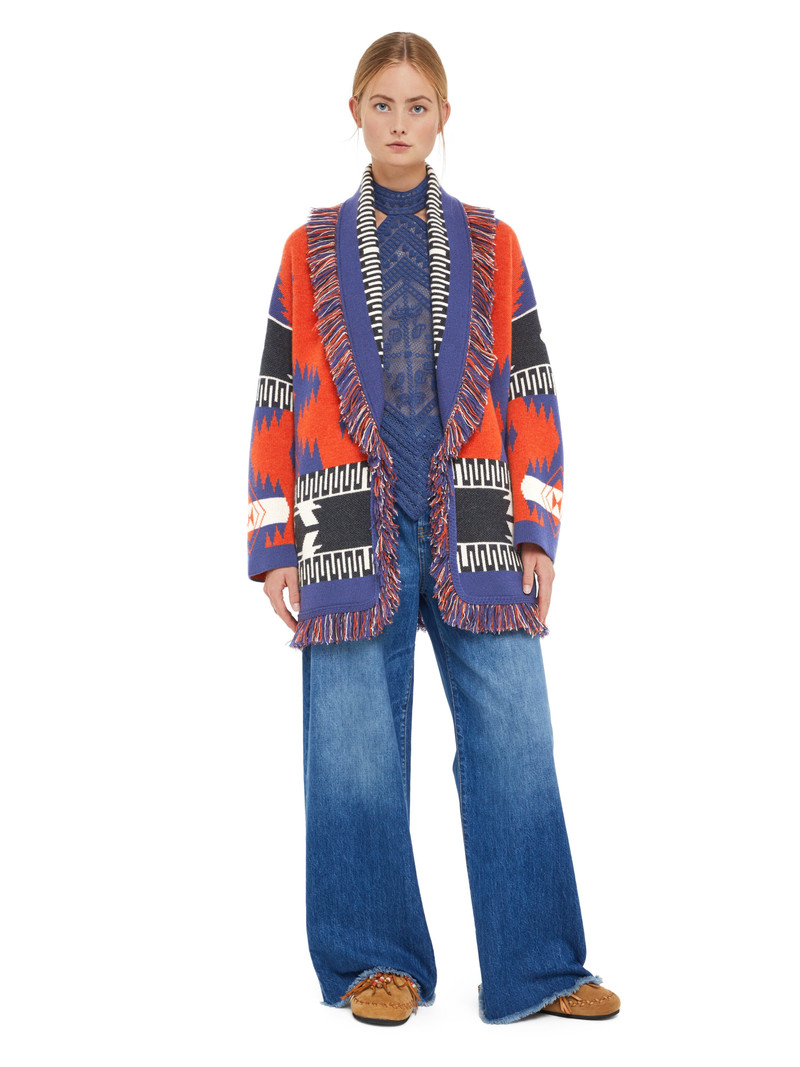 Alanui Icon Jacquard Cardigan outlook