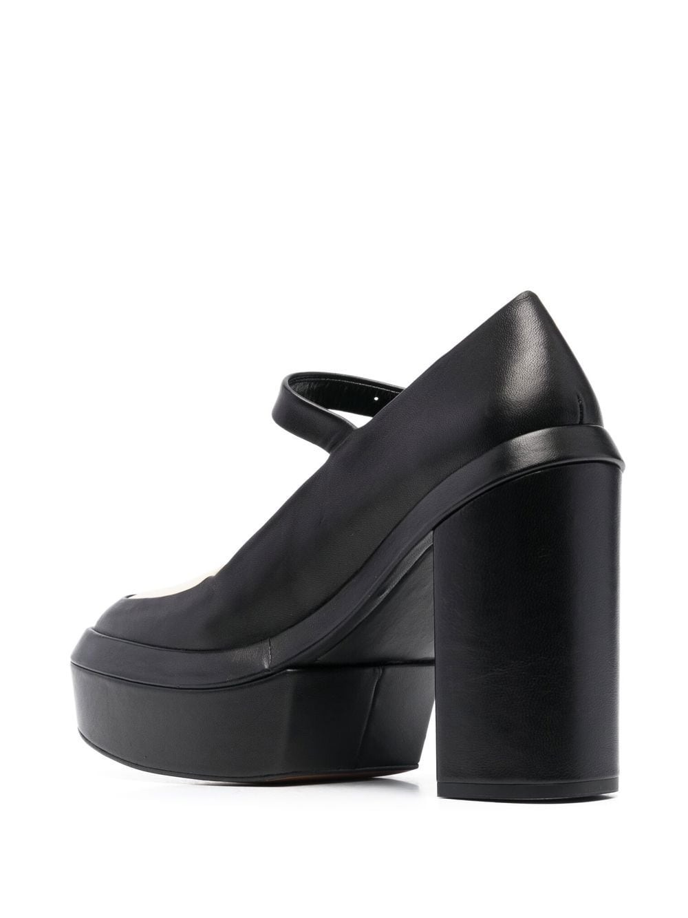 platform panelled pumps - 3