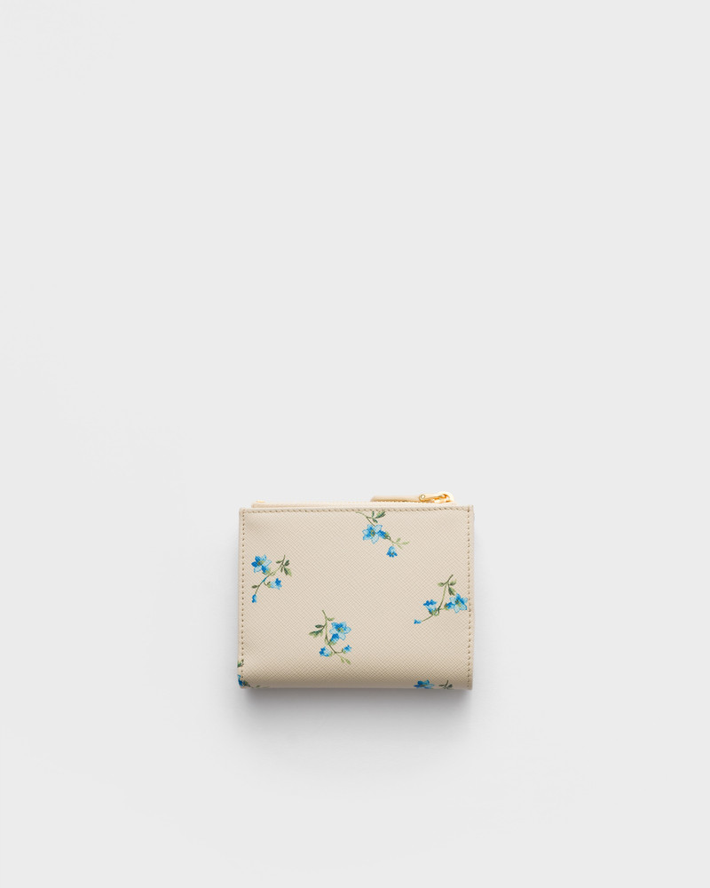 Small printed Saffiano leather wallet 3