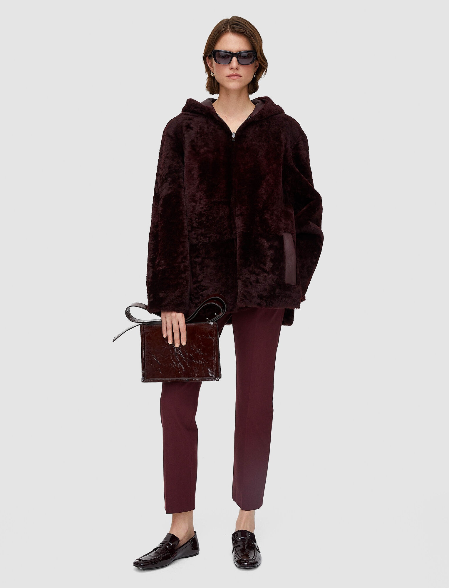 Reversible Shearling Cosser Coat - 1