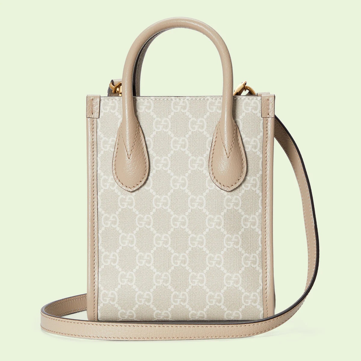 Mini tote bag with Interlocking G - 6