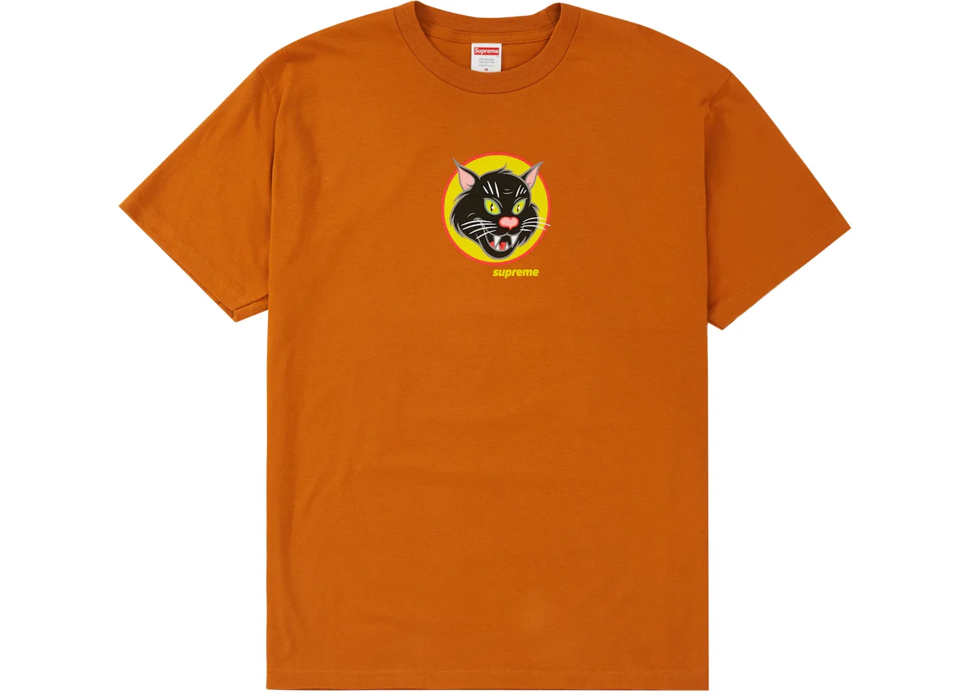 Supreme Black Cat Tee Burnt Orange - 1