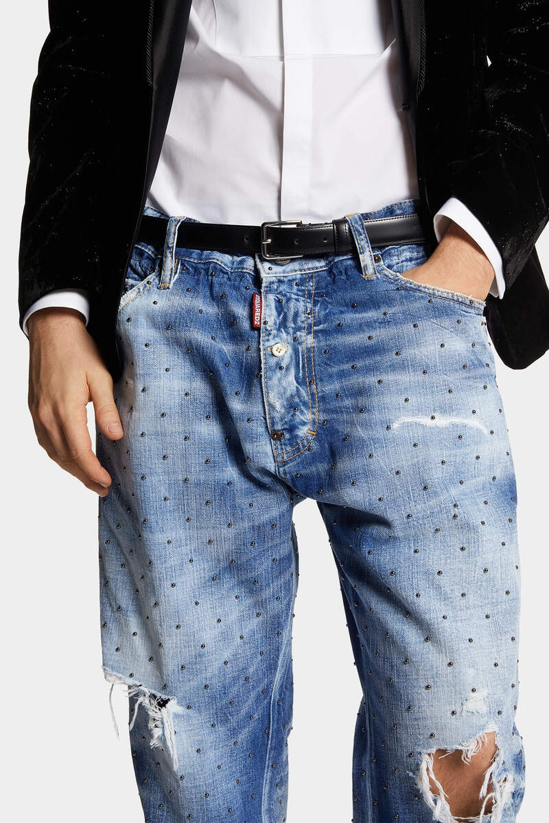 MEDIUM EVERYTHING WASH - STUDS BIG BROTHER JEANS 5