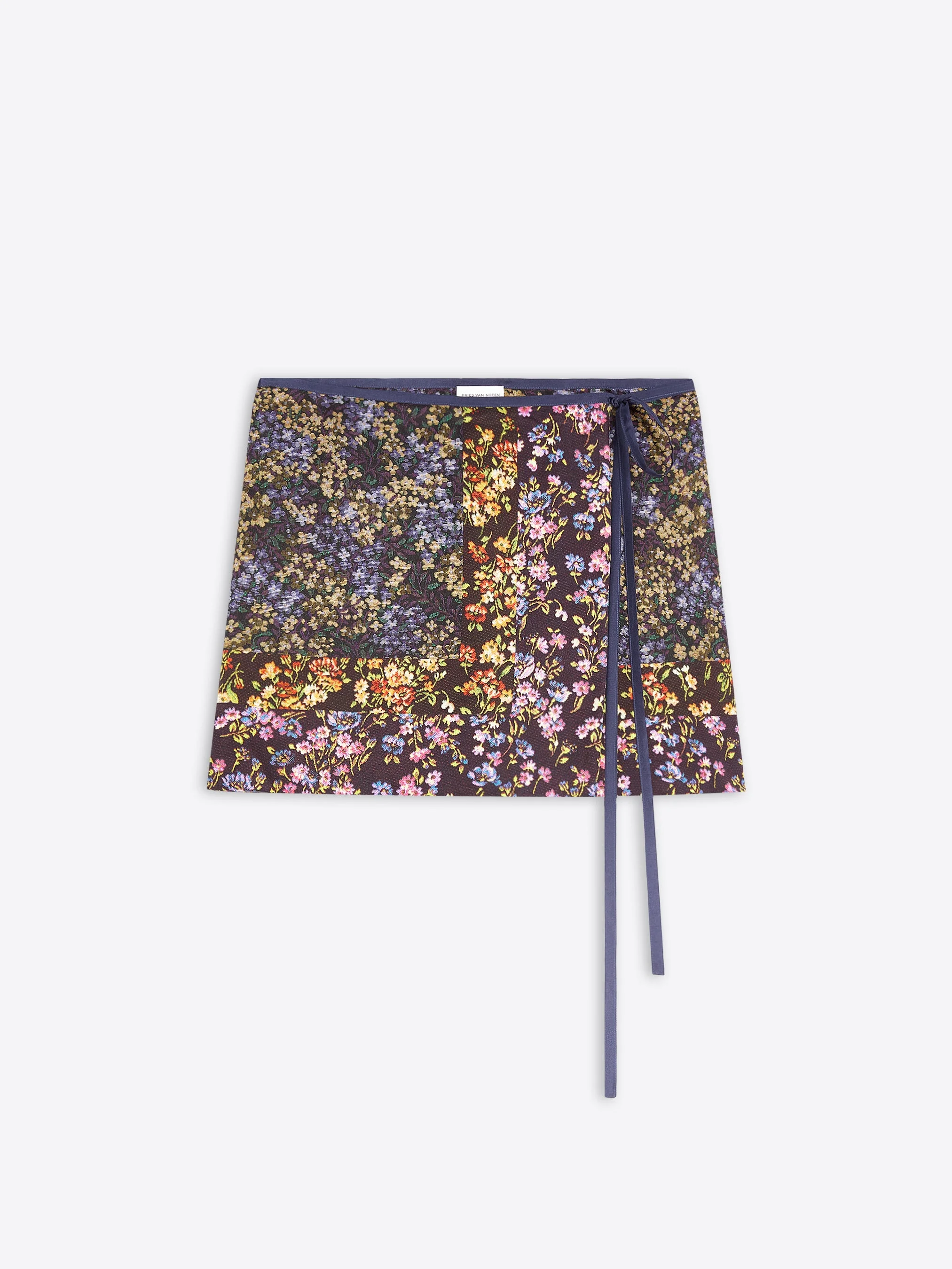 PRINTED WRAP SKIRT - 1