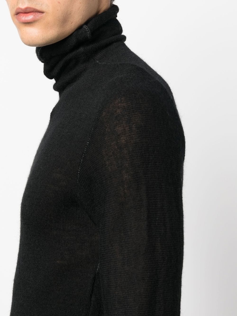 roll-neck organic-wool jumper - 5