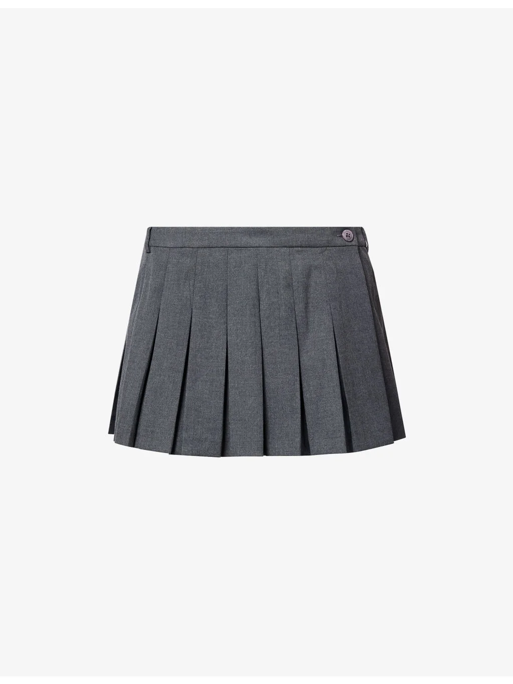 Pleated Woven Mini Skort - 1