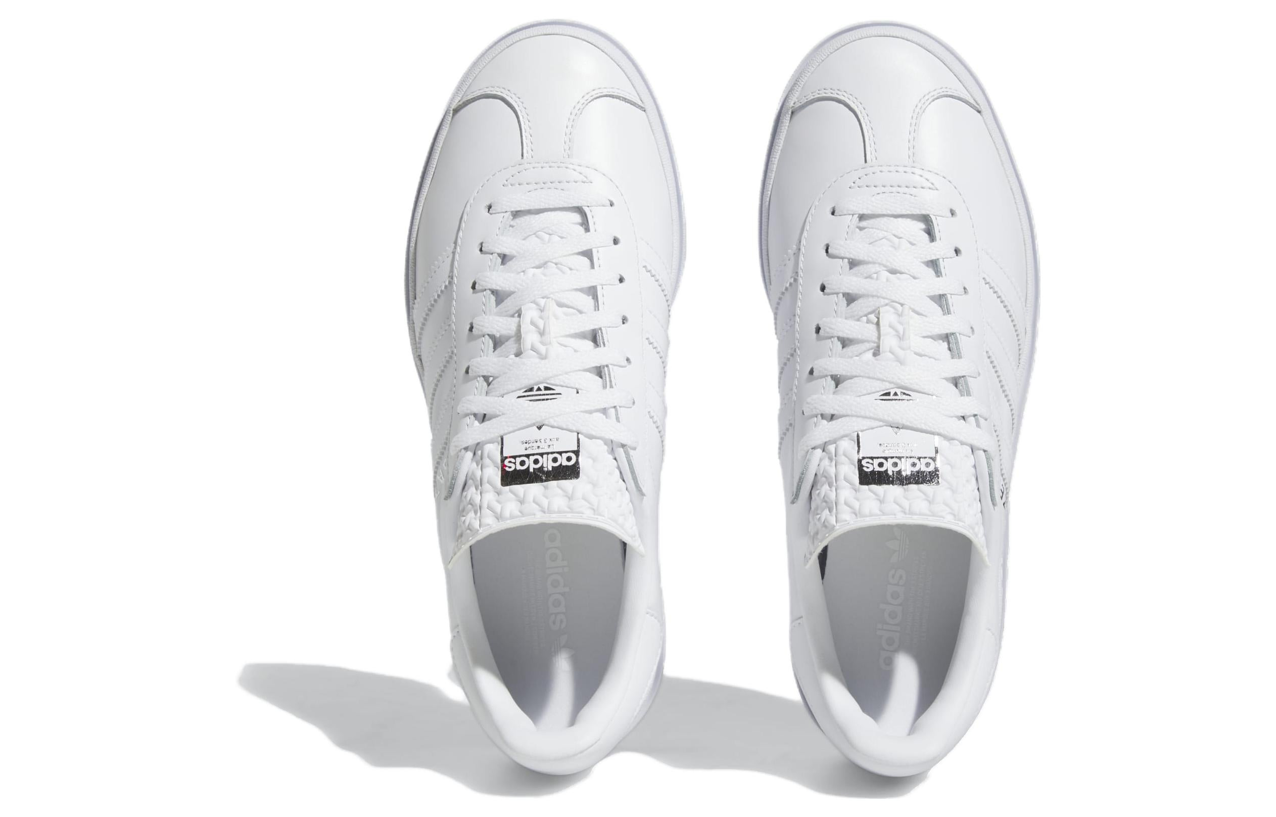 (WMNS) adidas Gazelle Bold 'Triple White' IE5130 - 4