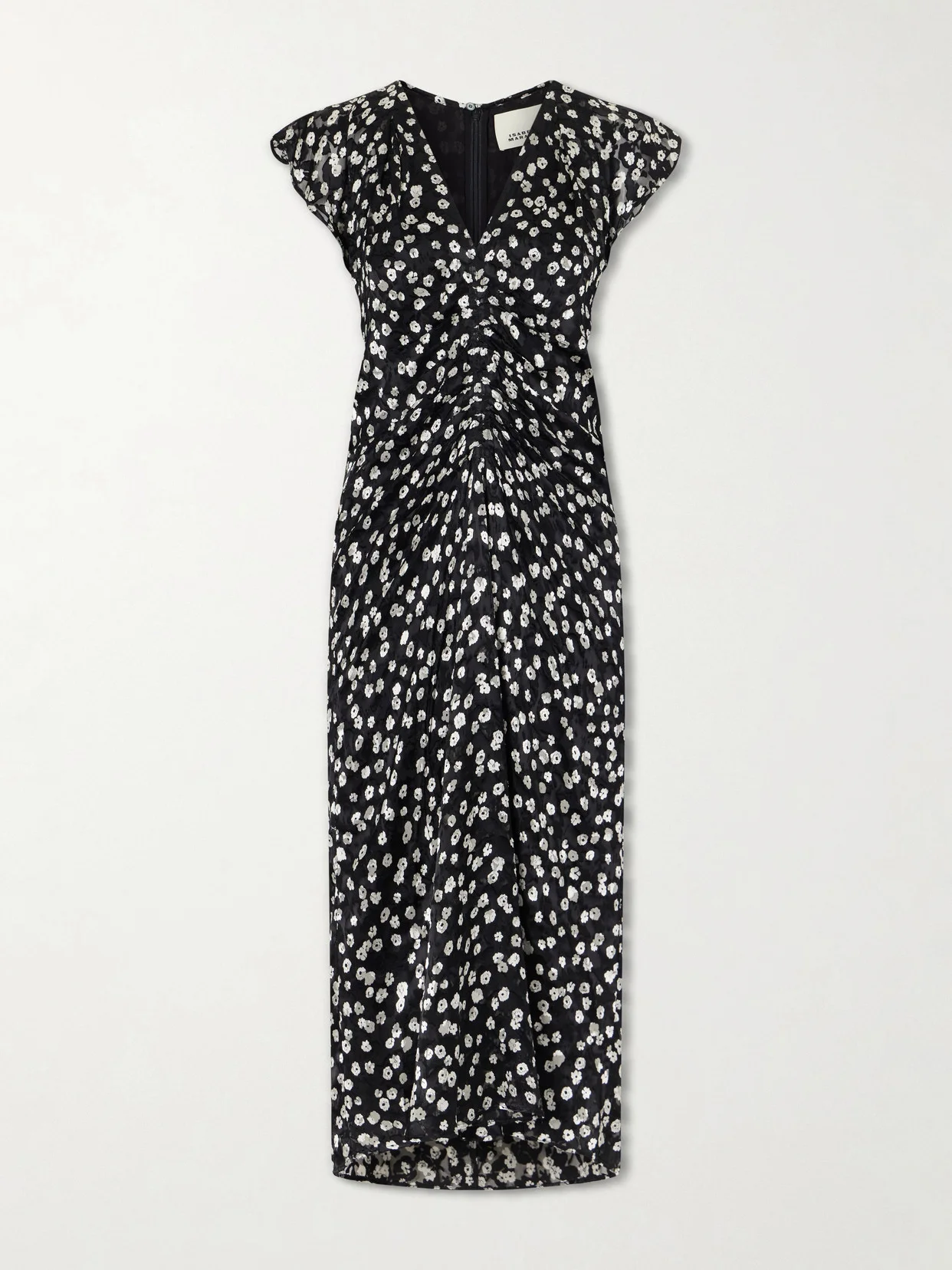 Lyndsay Floral-print Chiffon Midi Dress - 1
